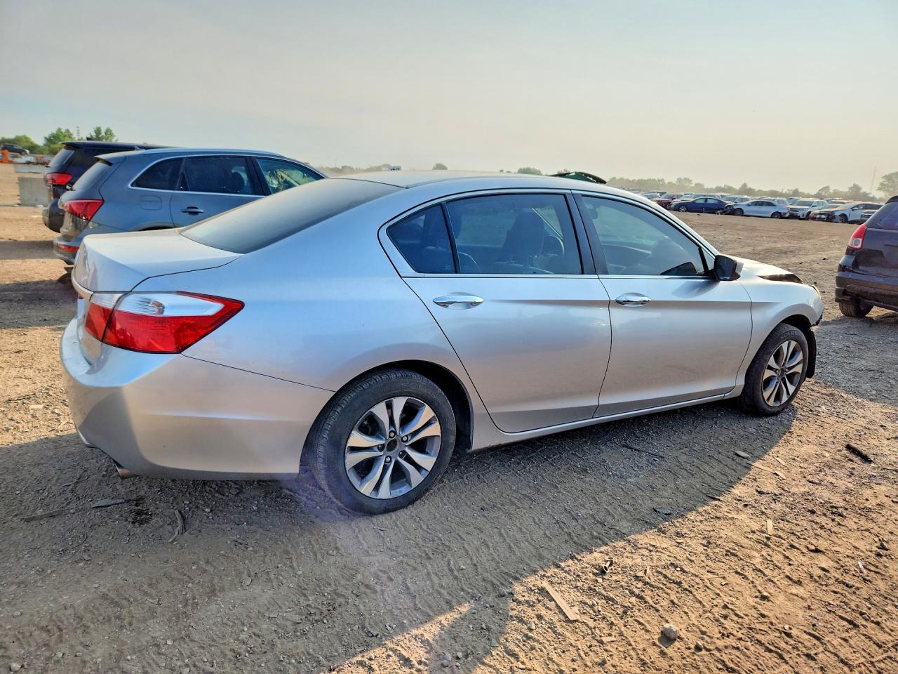 2013 Honda Accord Lx Silver vin: 1HGCR2F31DA166352