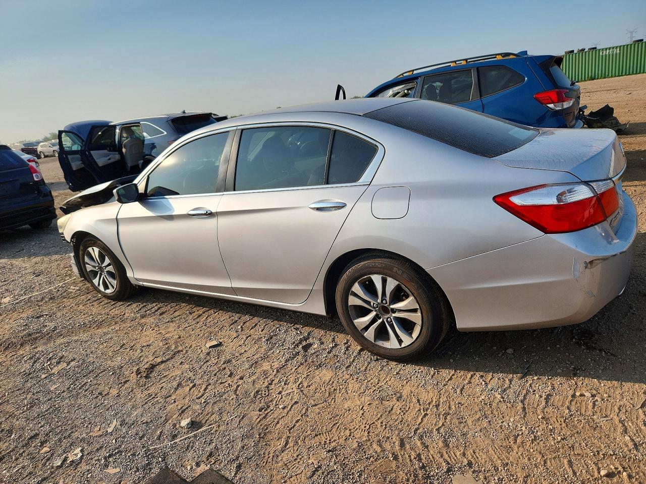 2013 Honda Accord Lx Silver vin: 1HGCR2F31DA166352