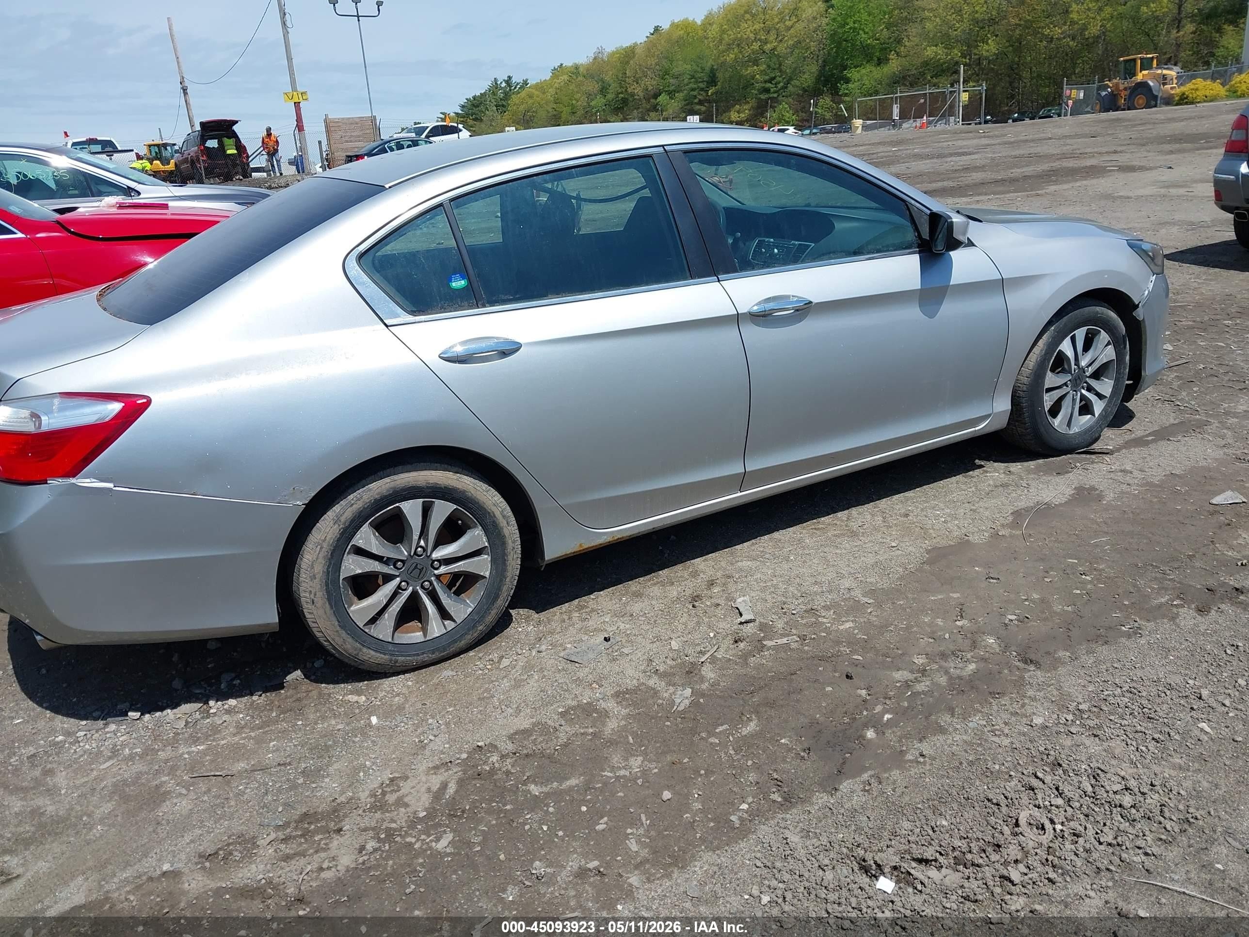 2013 Honda Accord Lx Серебряный vin: 1HGCR2F31DA173527