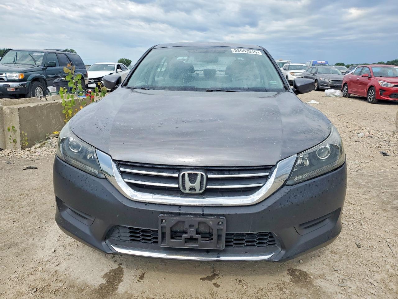 2013 Honda Accord Lx Gray vin: 1HGCR2F31DA180963