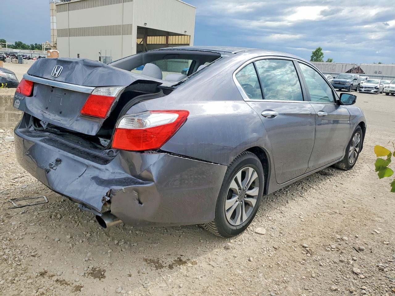 2013 Honda Accord Lx Gray vin: 1HGCR2F31DA180963
