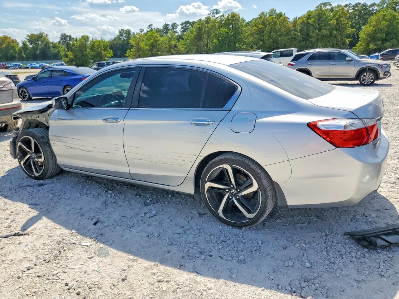 2013 Honda Accord Lx Silver vin: 1HGCR2F31DA183393