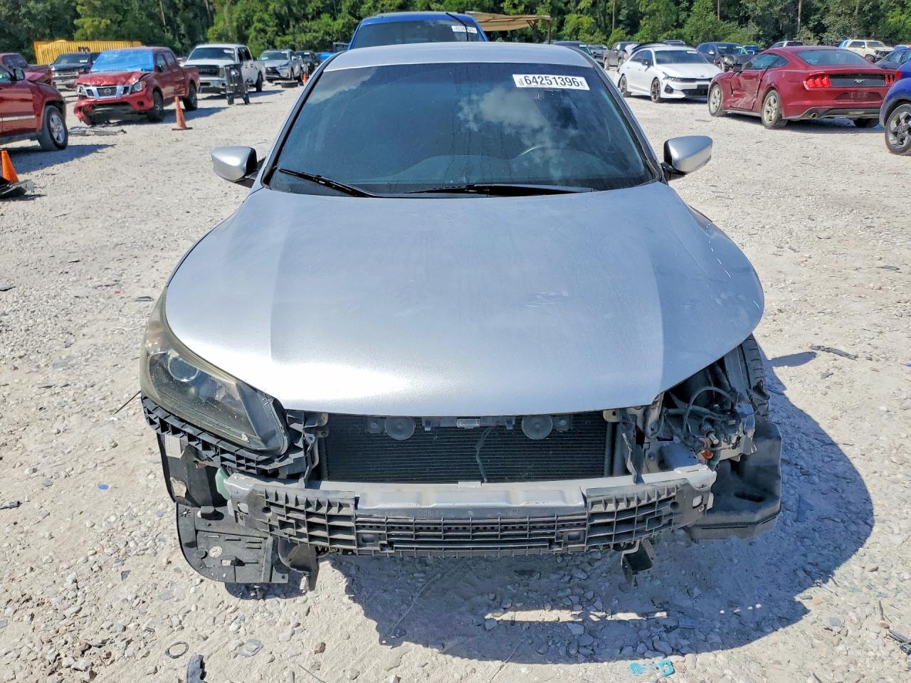 2013 Honda Accord Lx Silver vin: 1HGCR2F31DA183393