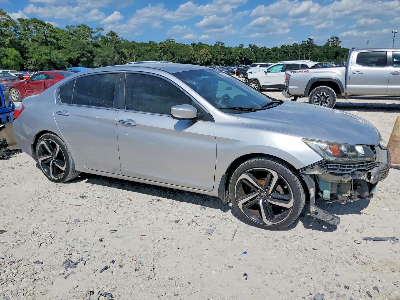 2013 Honda Accord Lx Silver vin: 1HGCR2F31DA183393