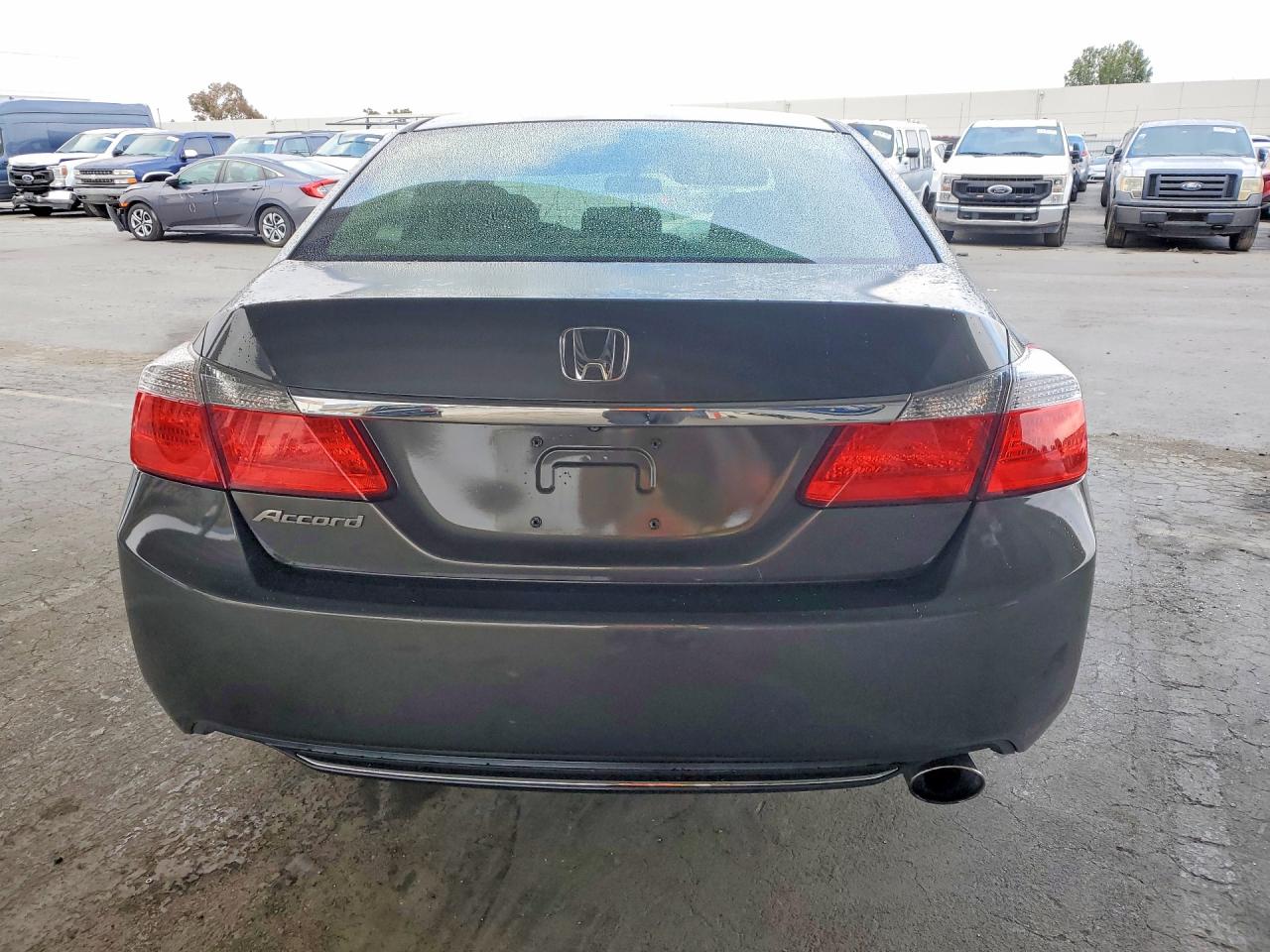 2013 Honda Accord Lx Gray vin: 1HGCR2F31DA186424