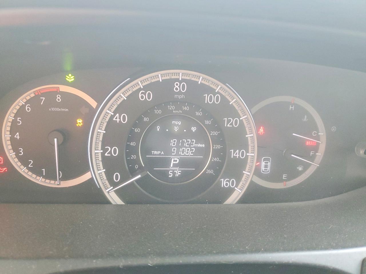 2013 Honda Accord Lx Gray vin: 1HGCR2F31DA186424