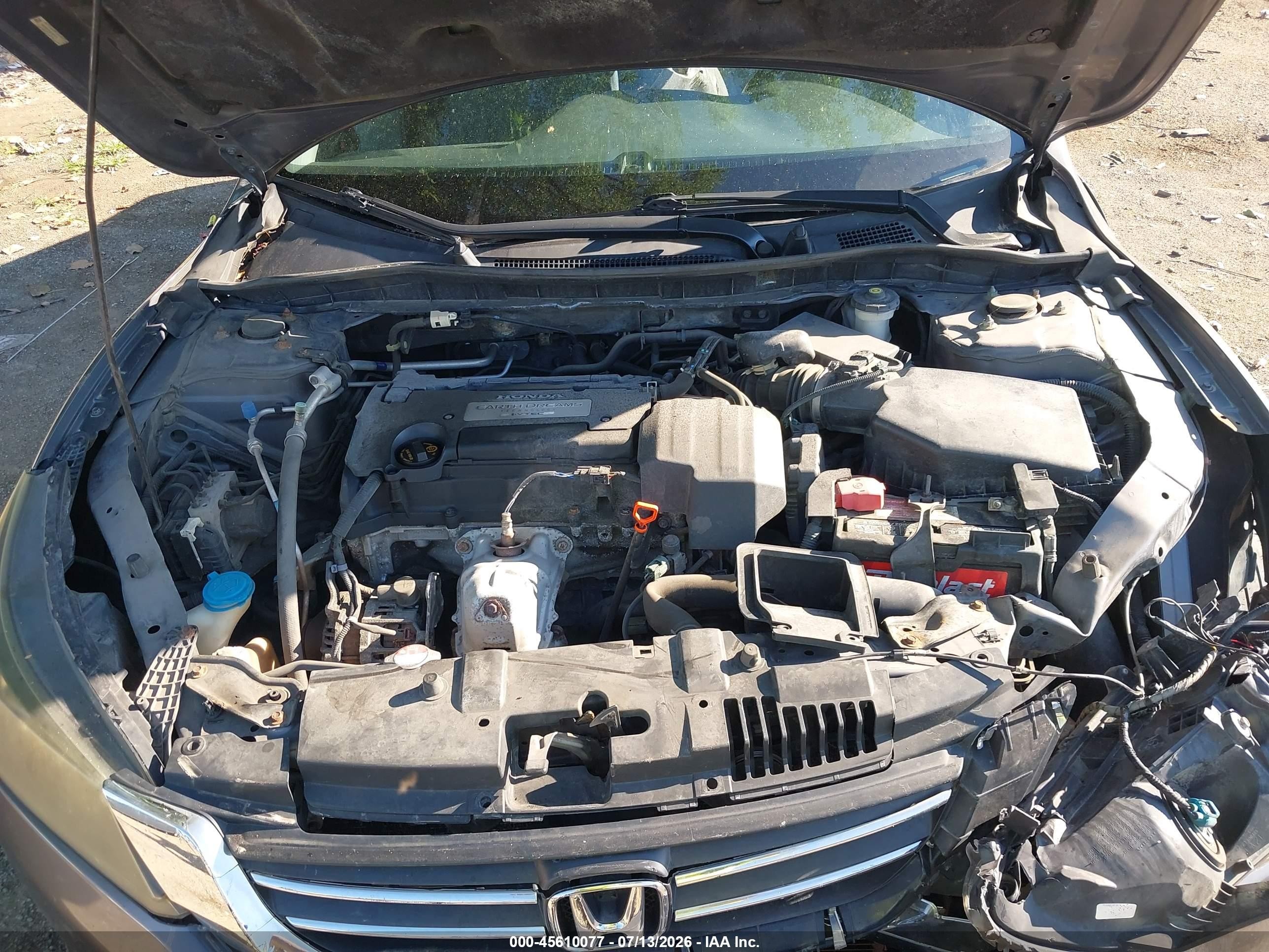2013 Honda Accord Lx Серый vin: 1HGCR2F31DA187878