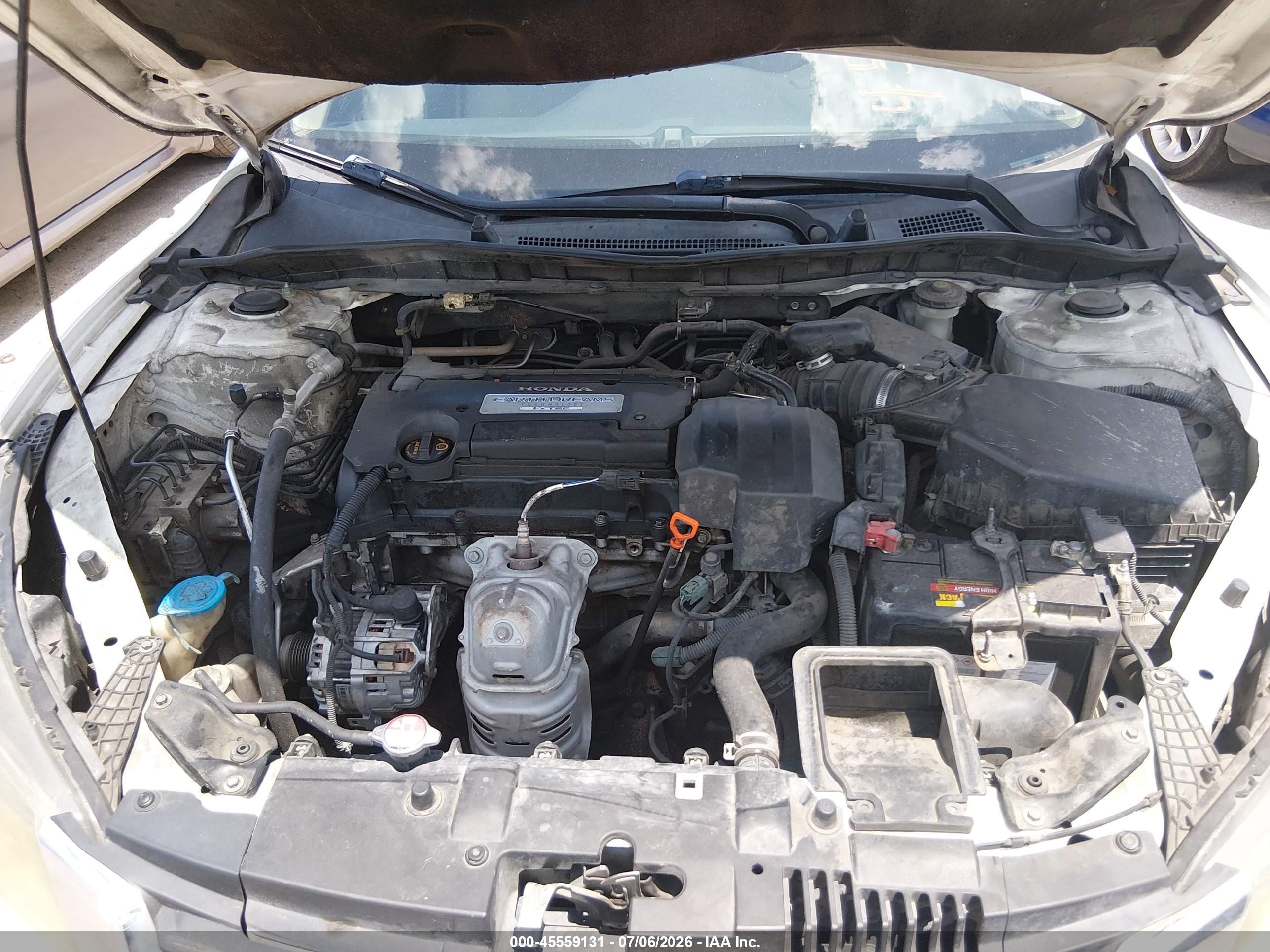 2013 Honda Accord Lx Белый vin: 1HGCR2F31DA194006