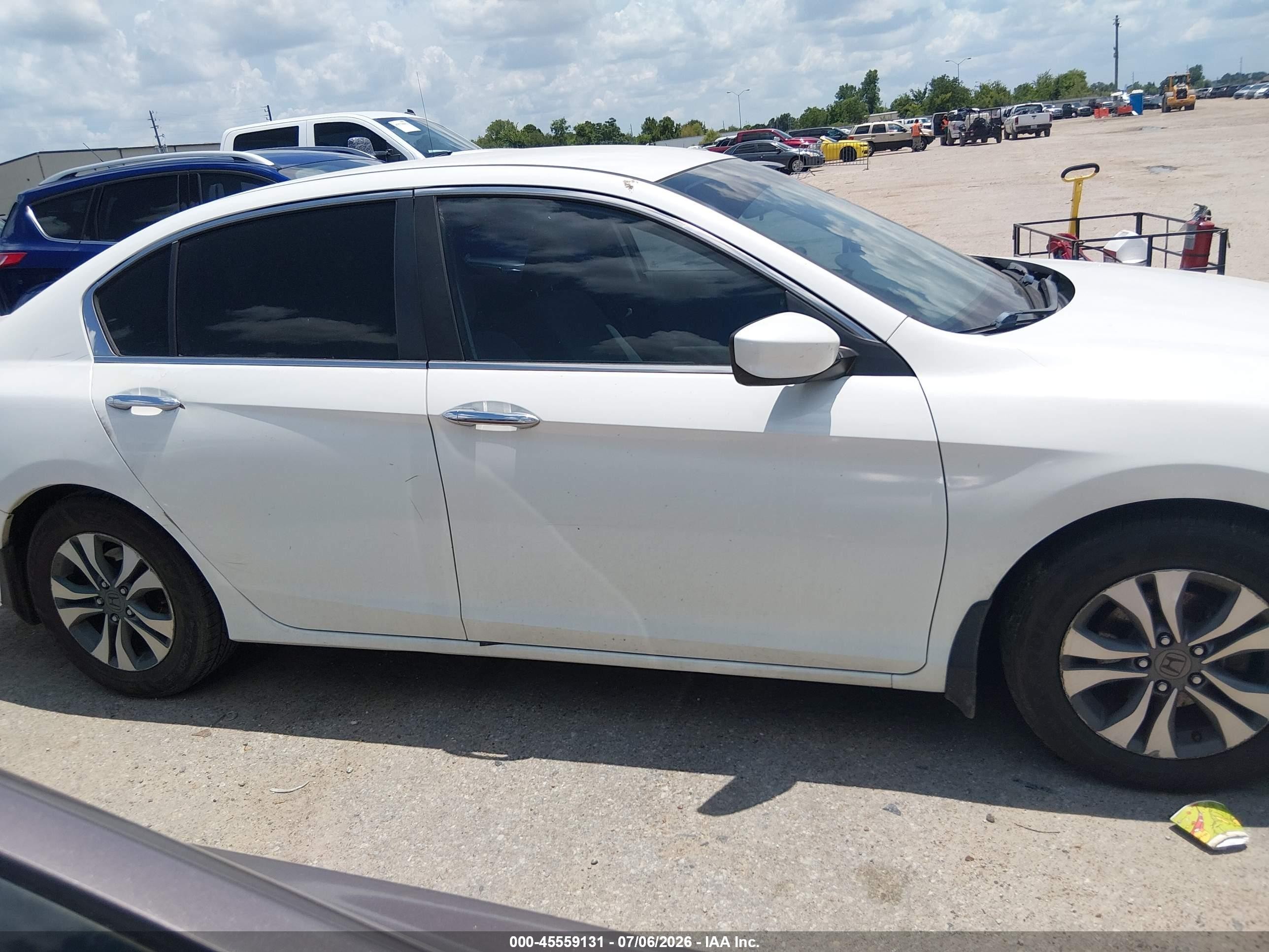 2013 Honda Accord Lx Белый vin: 1HGCR2F31DA194006