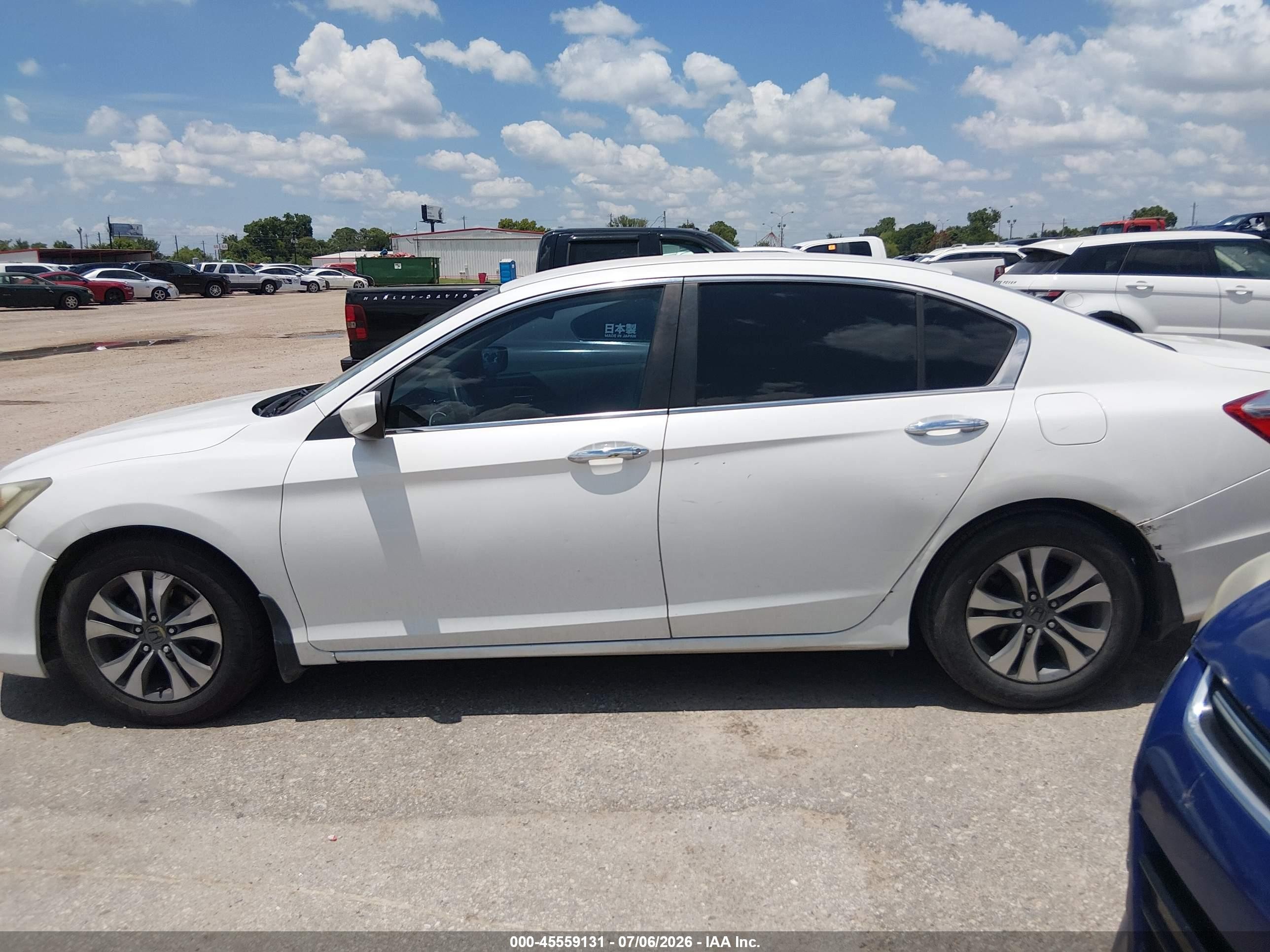 2013 Honda Accord Lx Белый vin: 1HGCR2F31DA194006