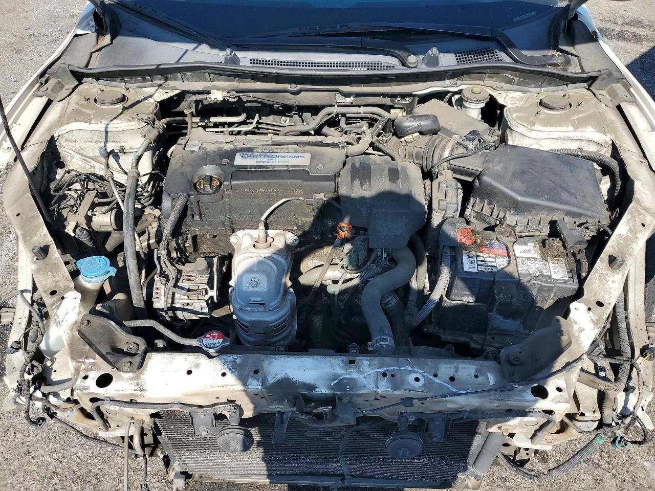 2013 Honda Accord Lx White vin: 1HGCR2F31DA199092
