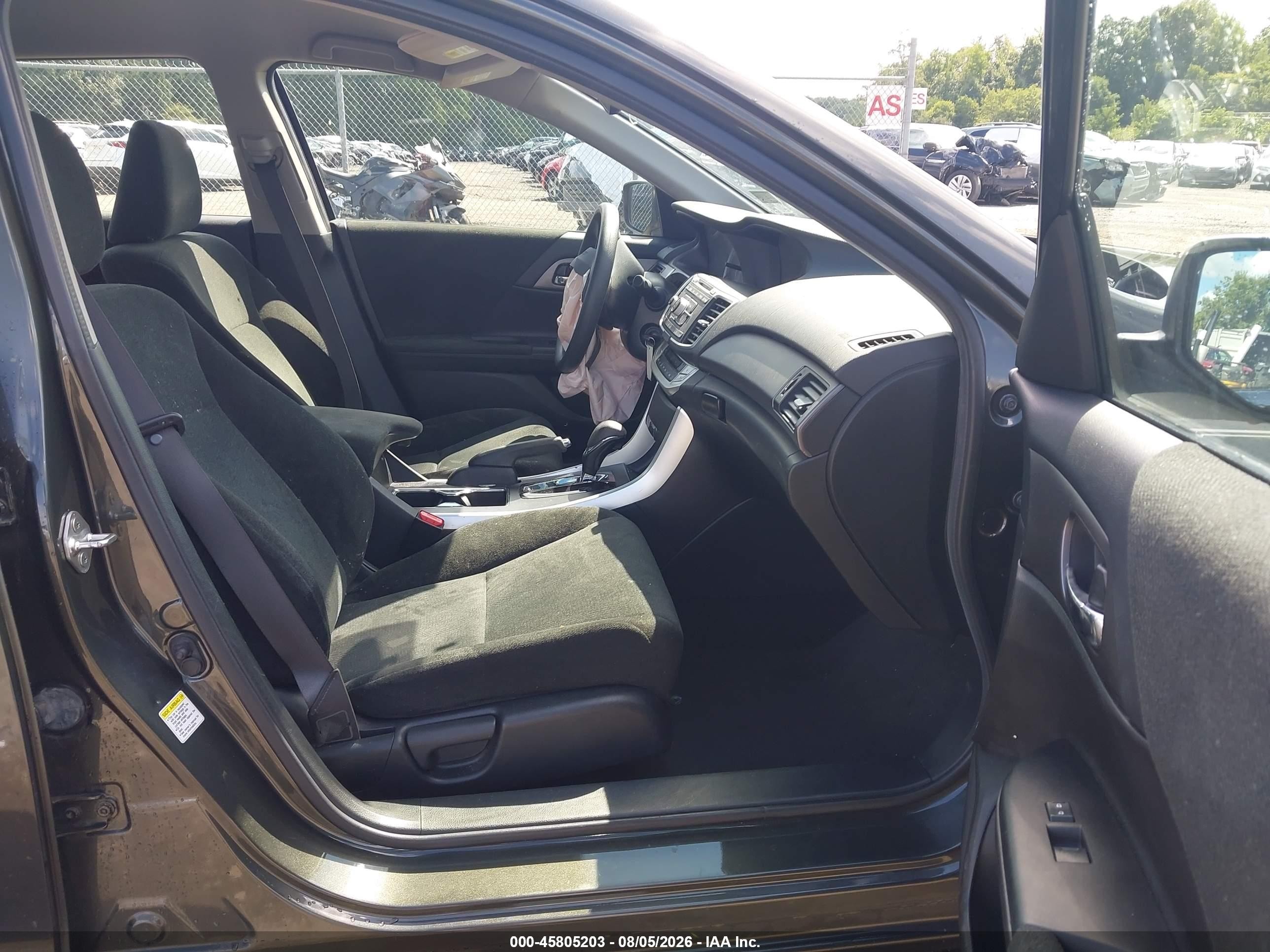 2013 Honda Accord Lx Gray vin: 1HGCR2F31DA208700