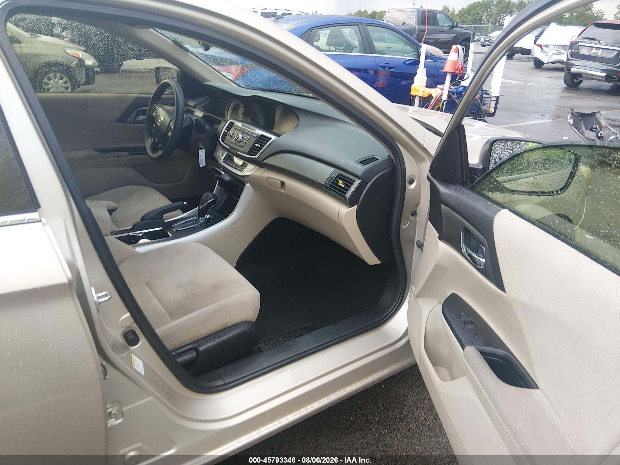 2013 Honda Accord Lx Бежевый vin: 1HGCR2F31DA220538