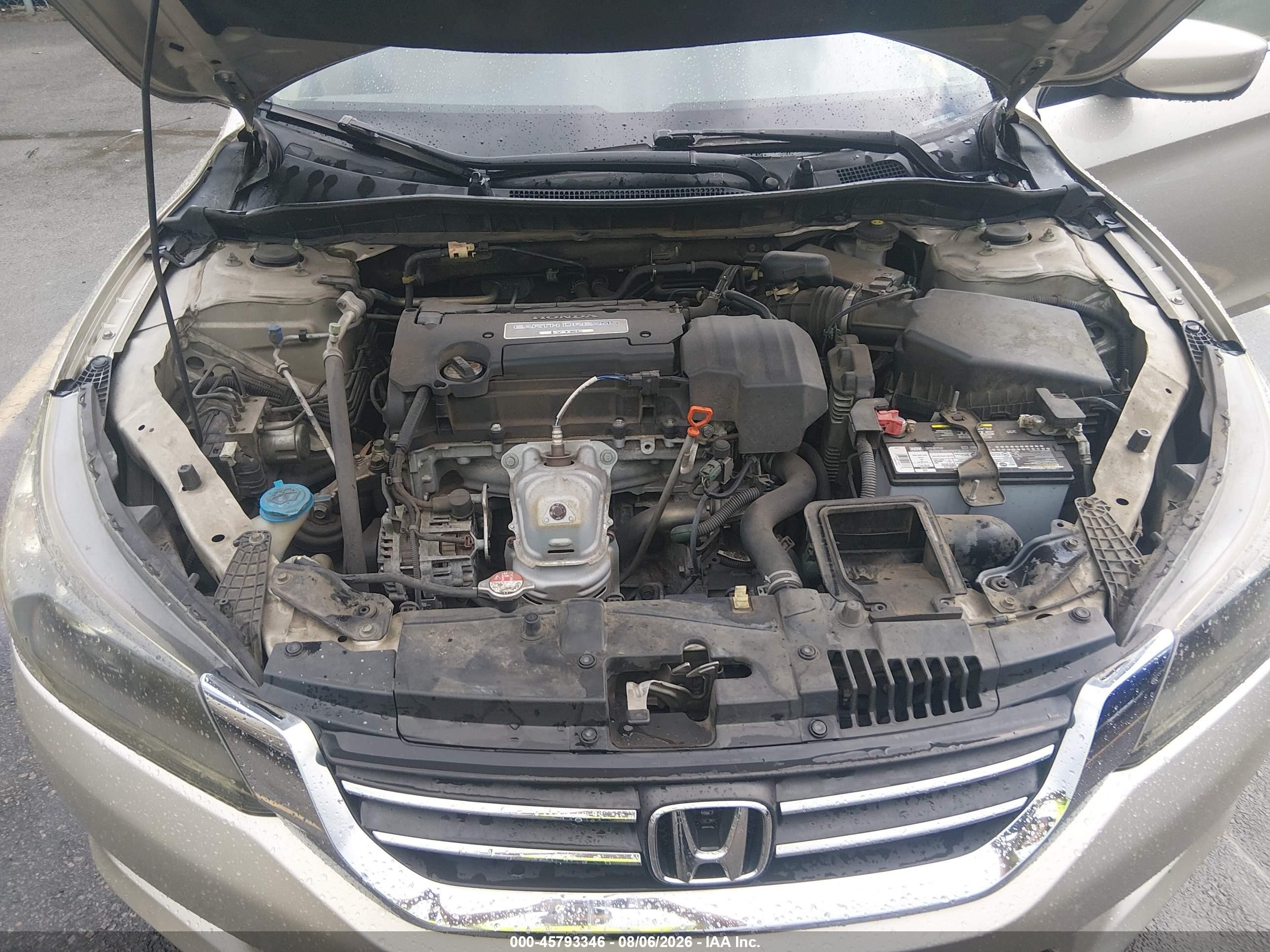 2013 Honda Accord Lx Бежевый vin: 1HGCR2F31DA220538