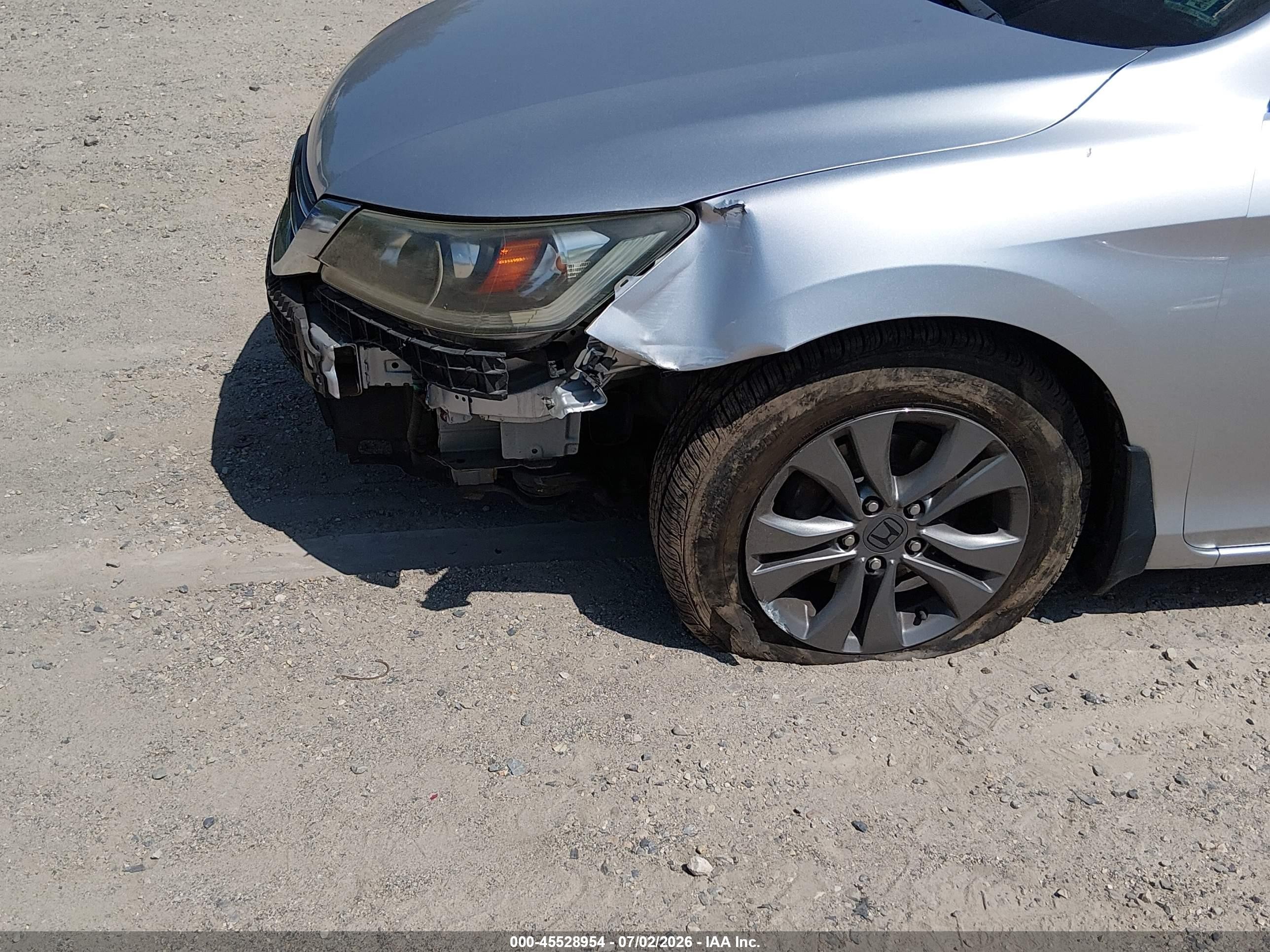 2014 Honda Accord Lx Silver vin: 1HGCR2F31EA009910