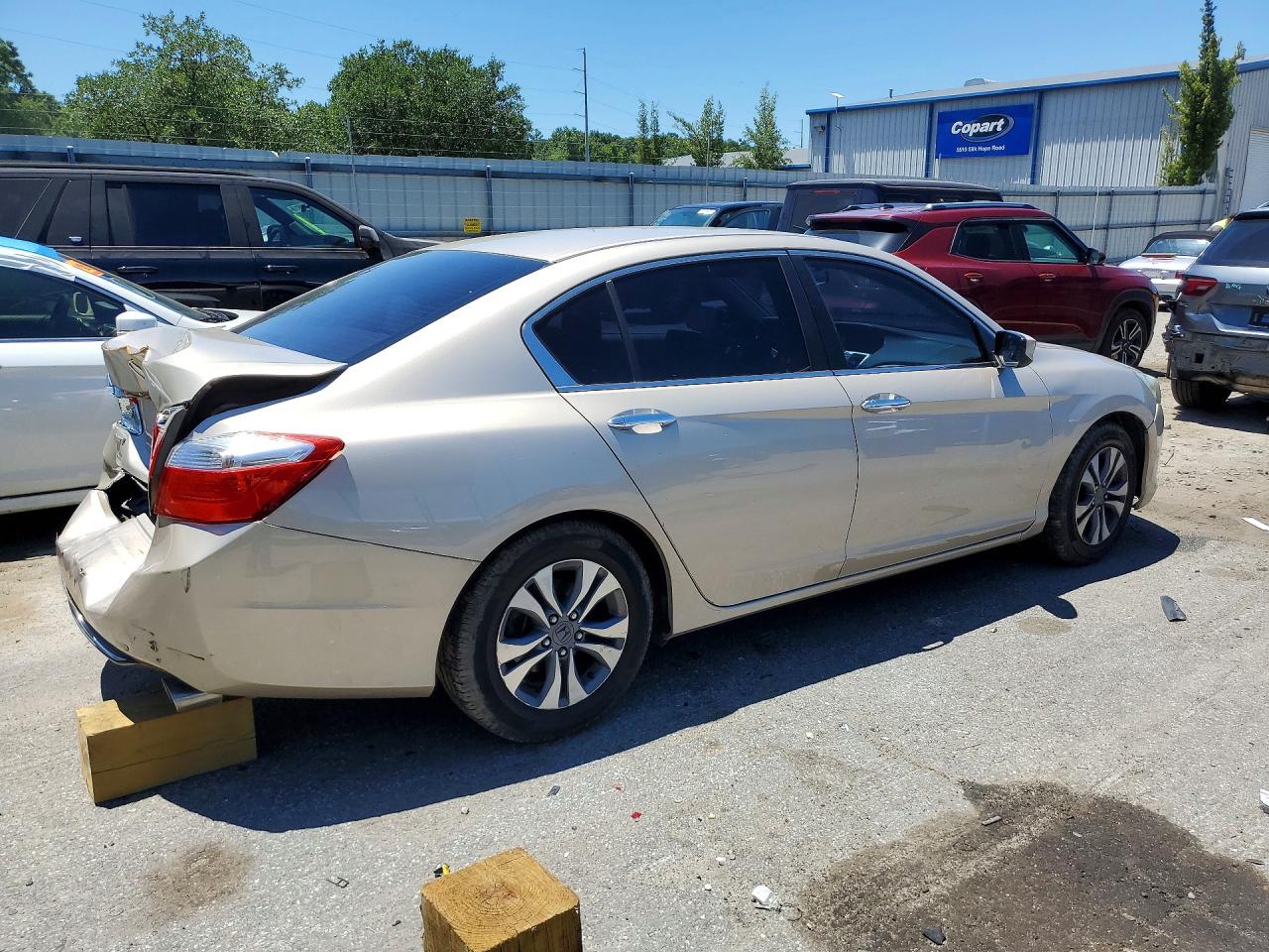 2014 Honda Accord Lx Желто-коричневый vin: 1HGCR2F31EA022947