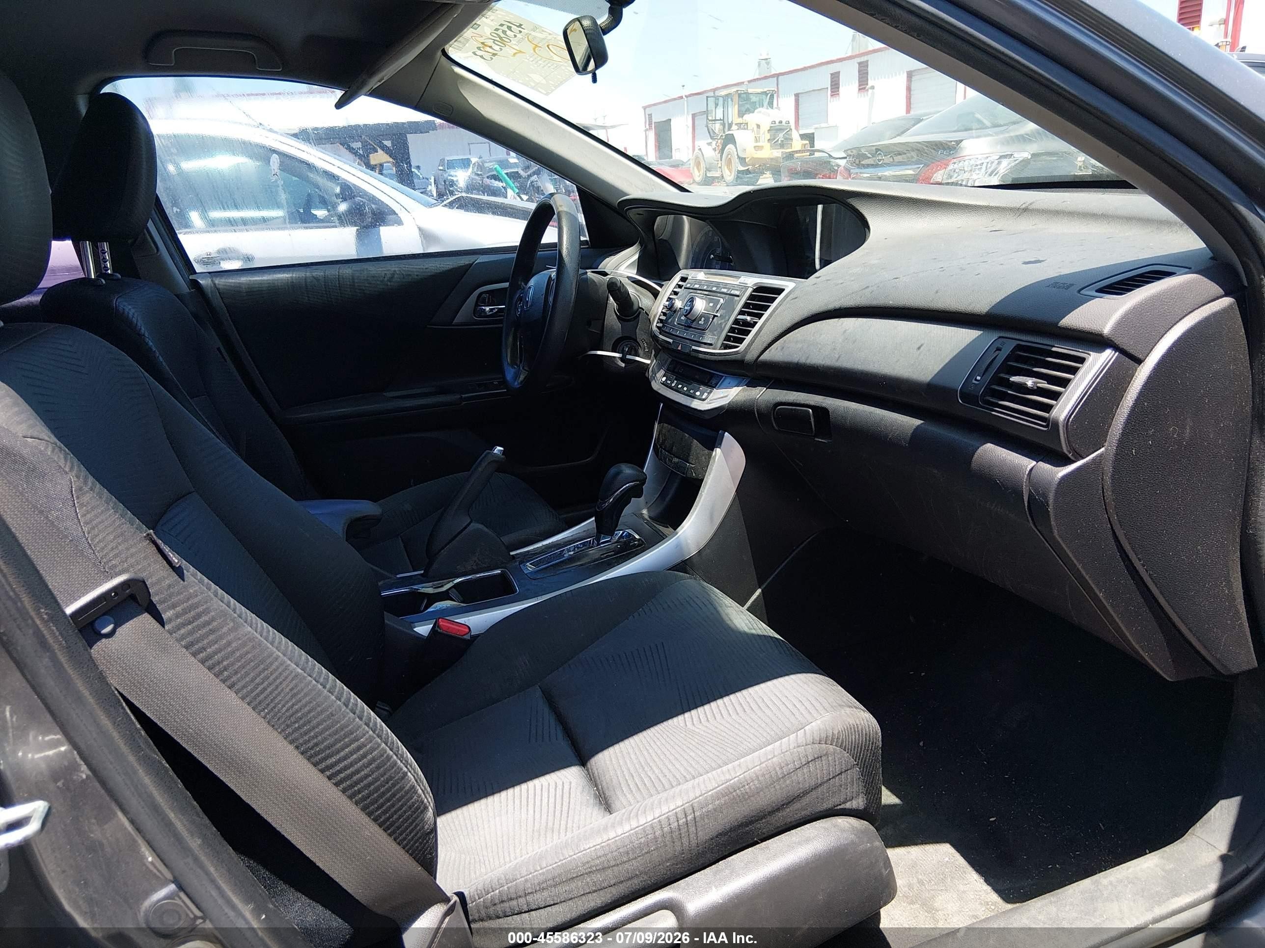 2014 Honda Accord Lx Gray vin: 1HGCR2F31EA061649