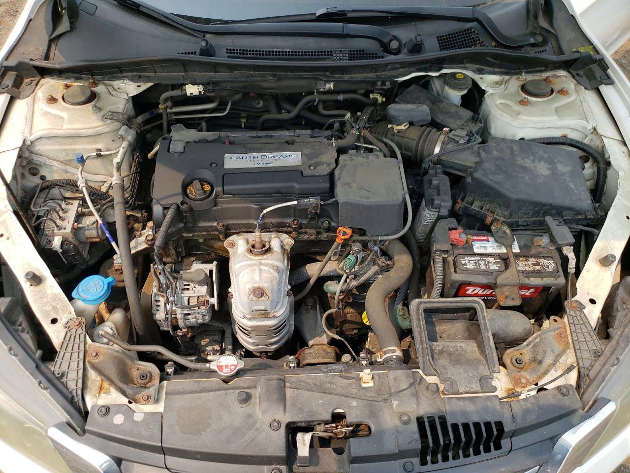 2014 Honda Accord Lx White vin: 1HGCR2F31EA063739