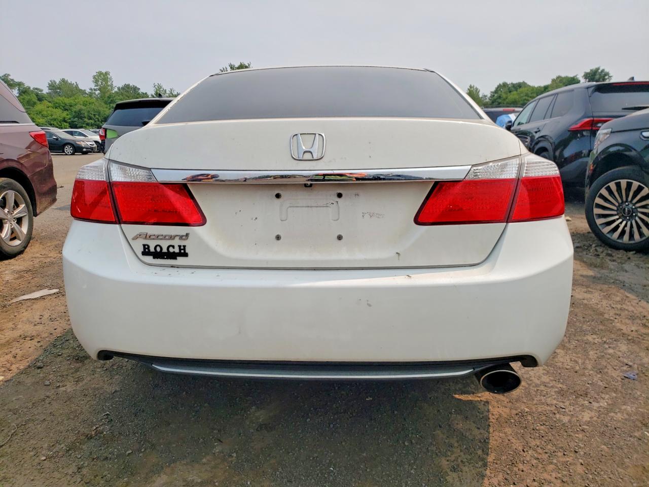 2014 Honda Accord Lx White vin: 1HGCR2F31EA063739