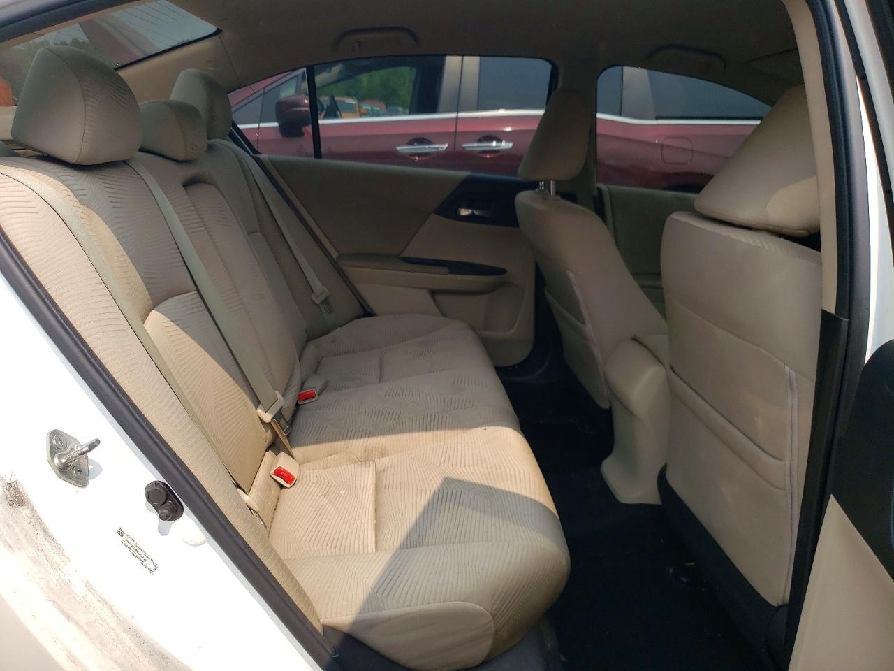 2014 Honda Accord Lx White vin: 1HGCR2F31EA063739