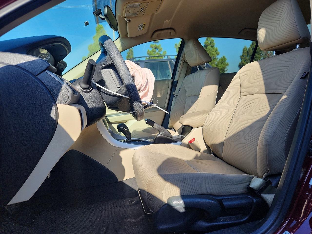 2014 Honda Accord Lx Burgundy vin: 1HGCR2F31EA085434