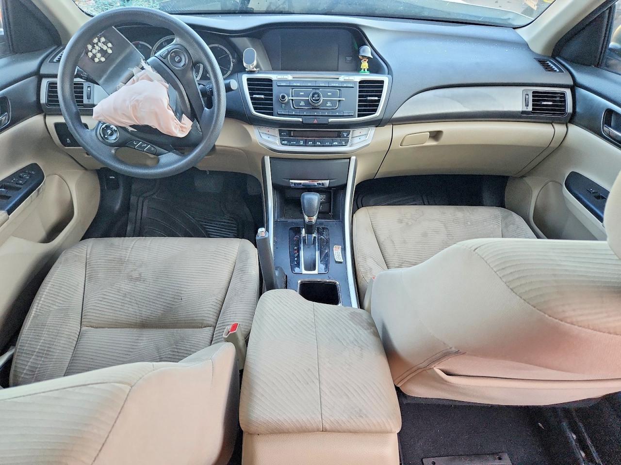 2014 Honda Accord Lx White vin: 1HGCR2F31EA115659