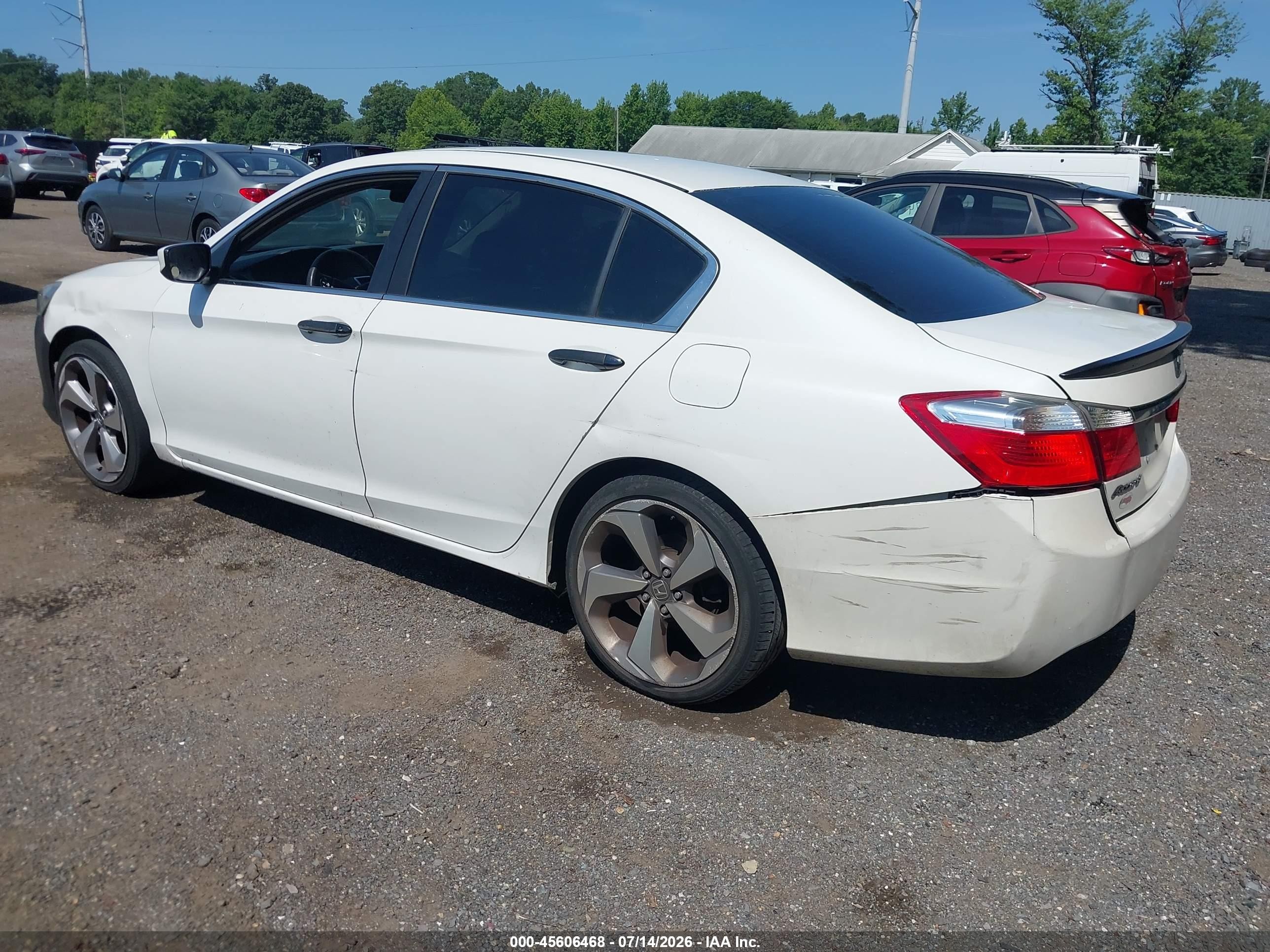 2014 Honda Accord Lx Белый vin: 1HGCR2F31EA127360
