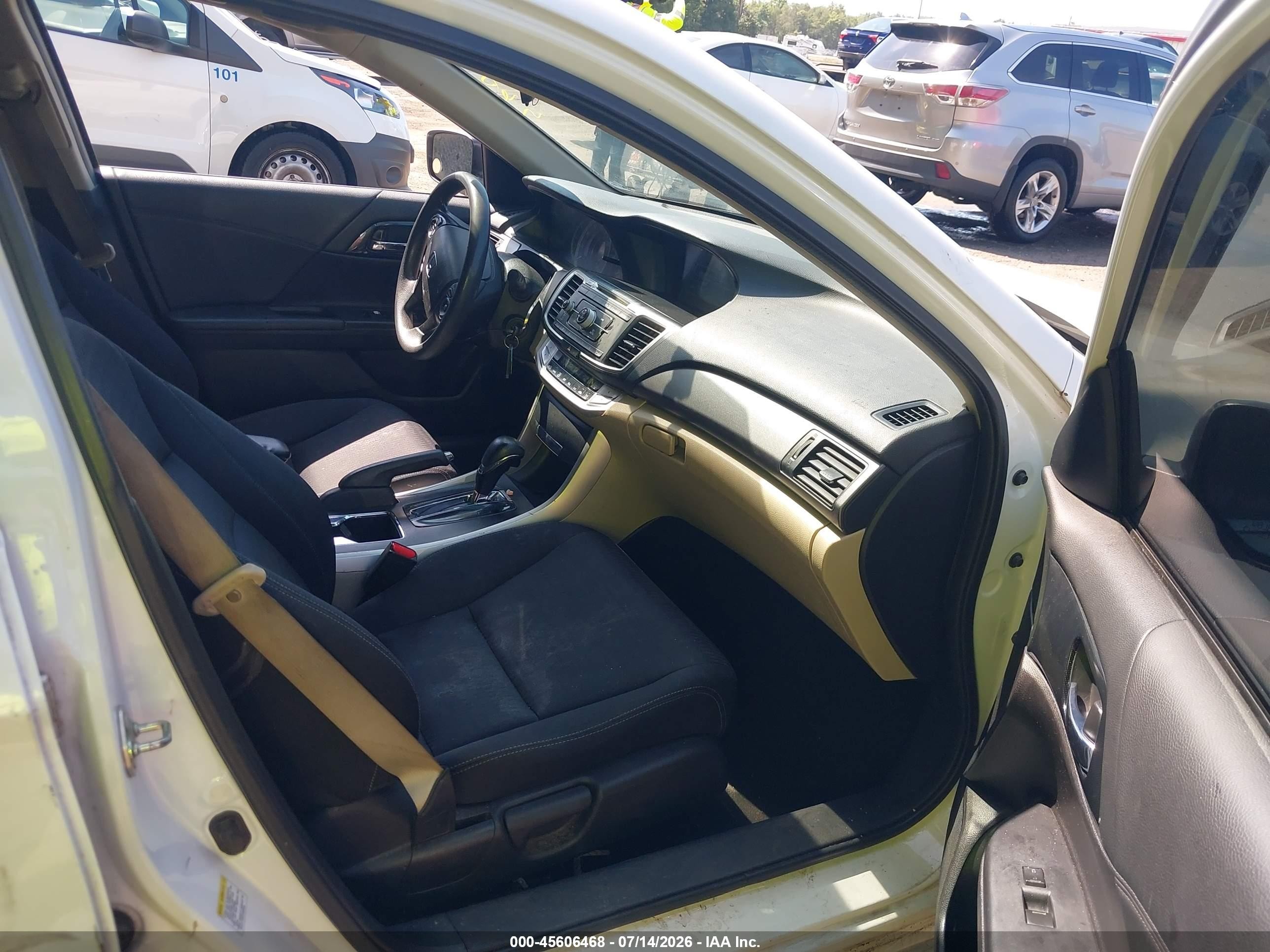 2014 Honda Accord Lx Белый vin: 1HGCR2F31EA127360