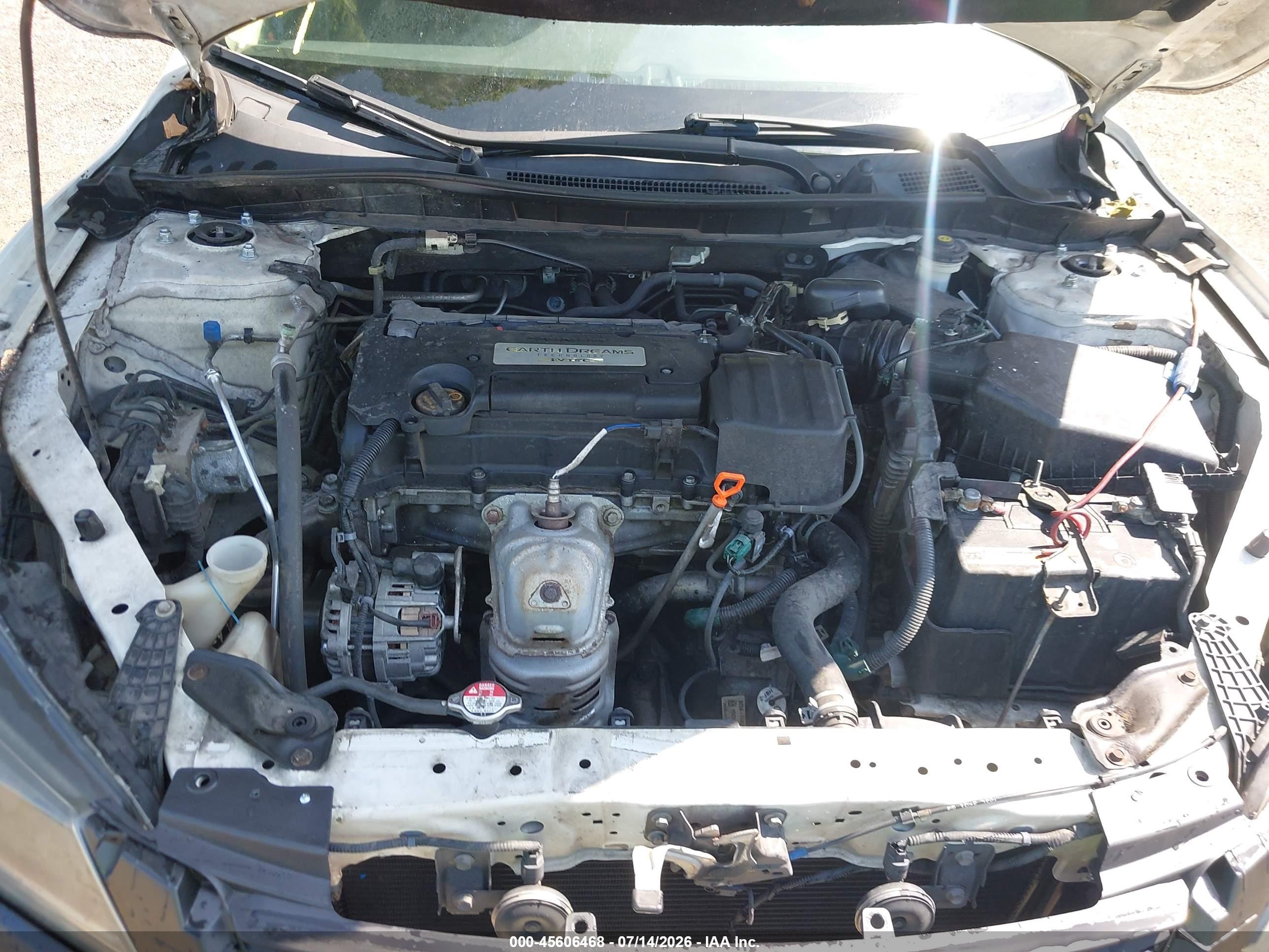 2014 Honda Accord Lx Белый vin: 1HGCR2F31EA127360