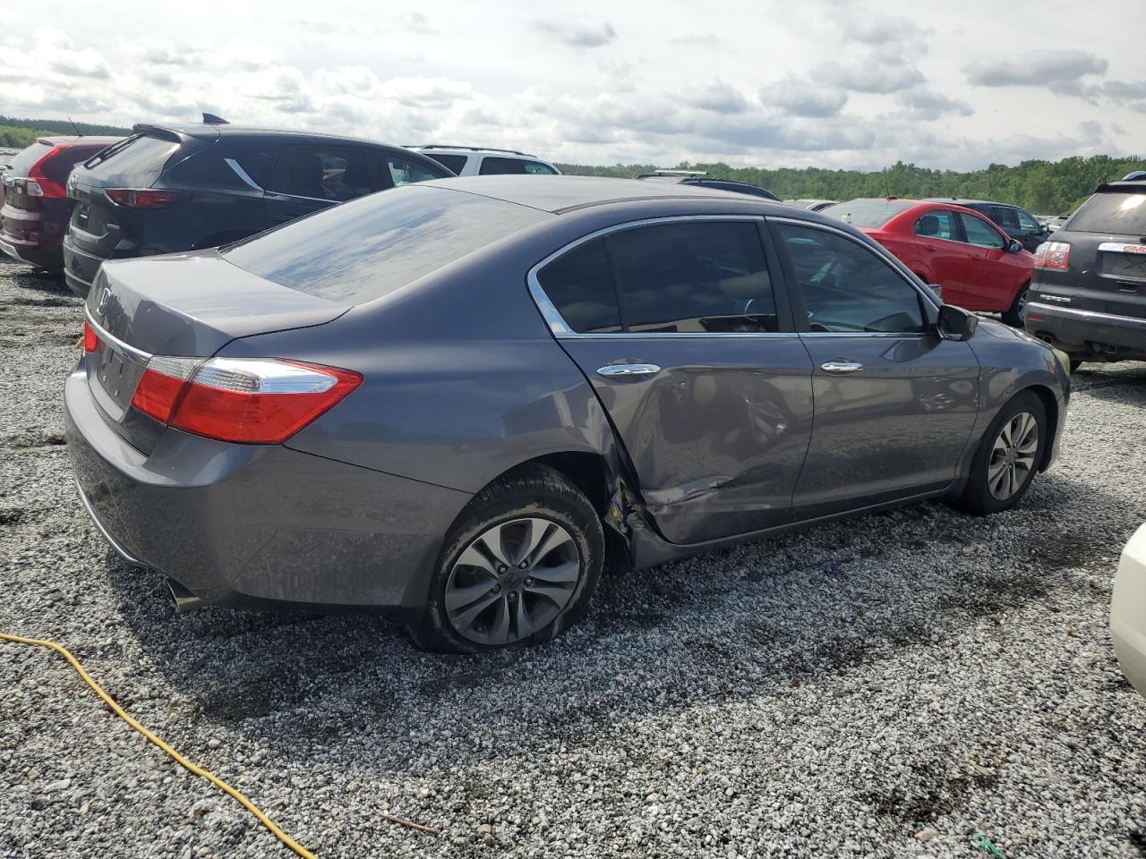 2014 Honda Accord Lx Gray vin: 1HGCR2F31EA232884