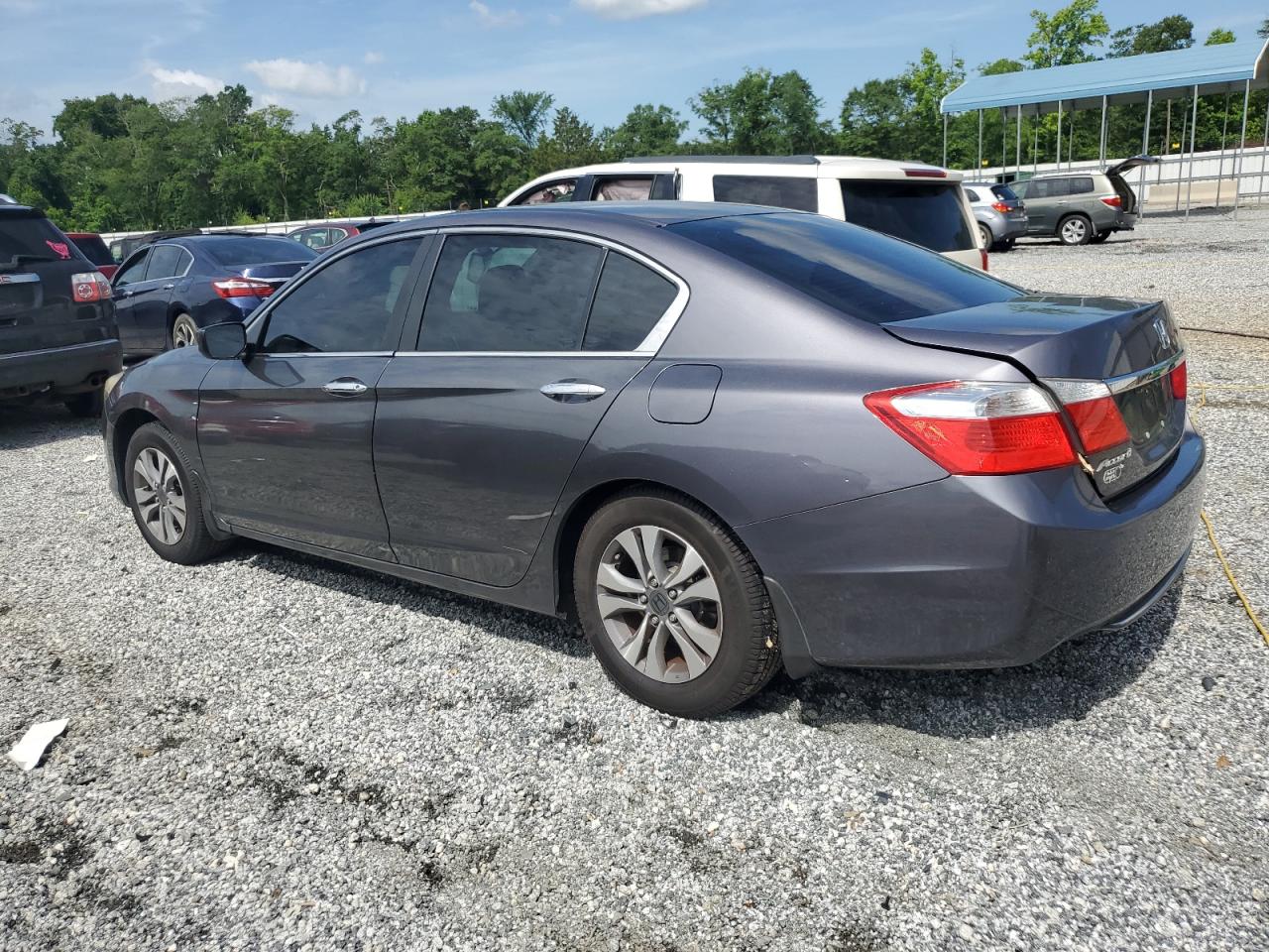 2014 Honda Accord Lx Gray vin: 1HGCR2F31EA232884