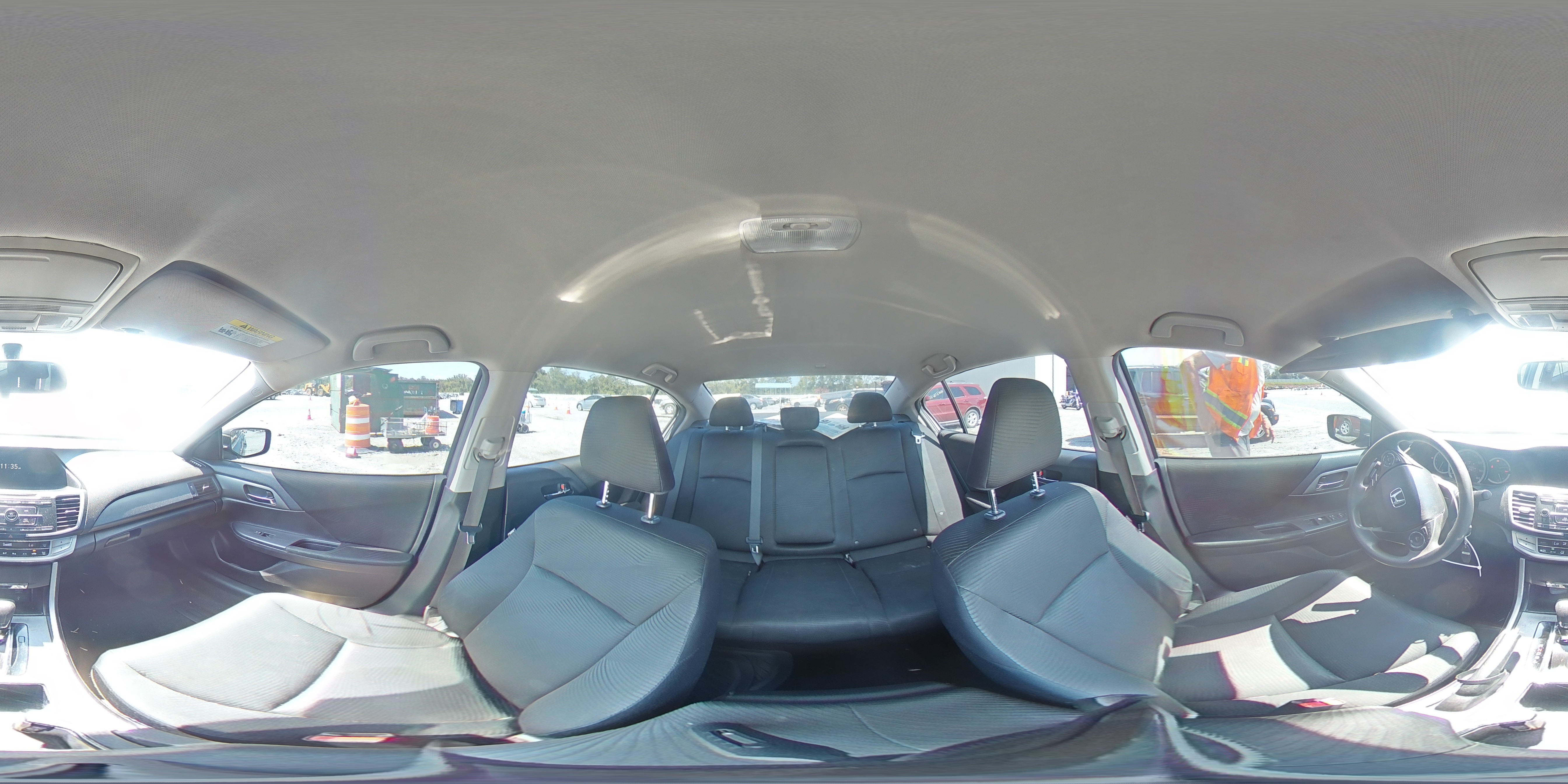 2014 Honda Accord Lx Gray vin: 1HGCR2F31EA232884