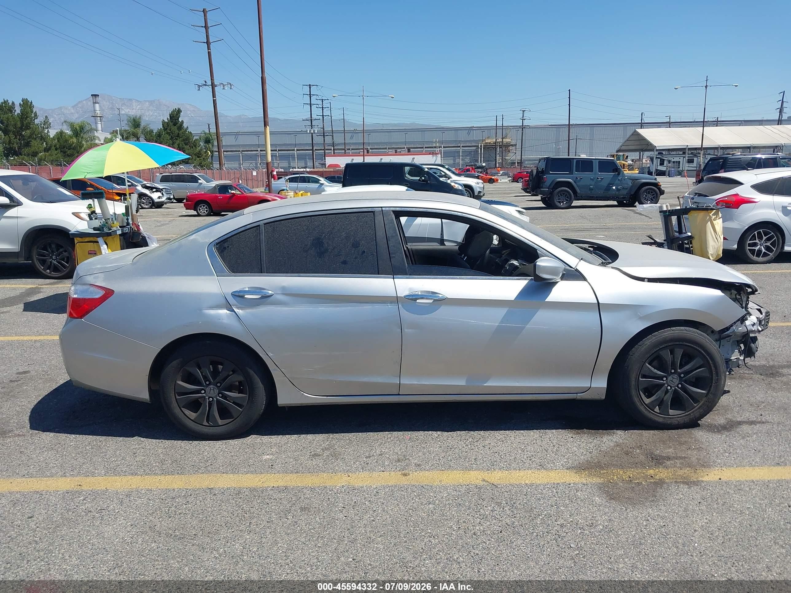 2014 Honda Accord Lx Silver vin: 1HGCR2F31EA282281