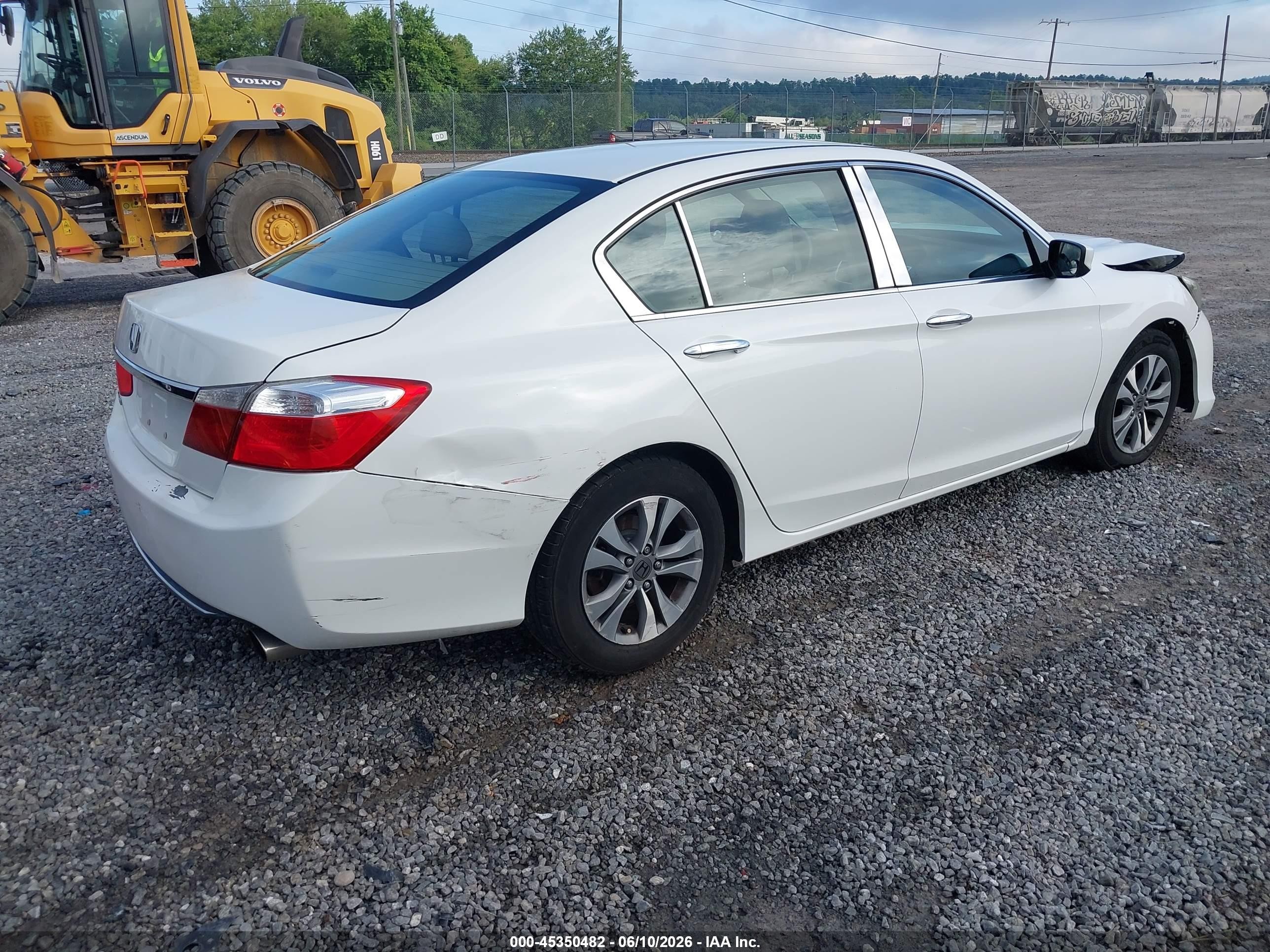 2014 Honda Accord Lx Белый vin: 1HGCR2F31EA286945