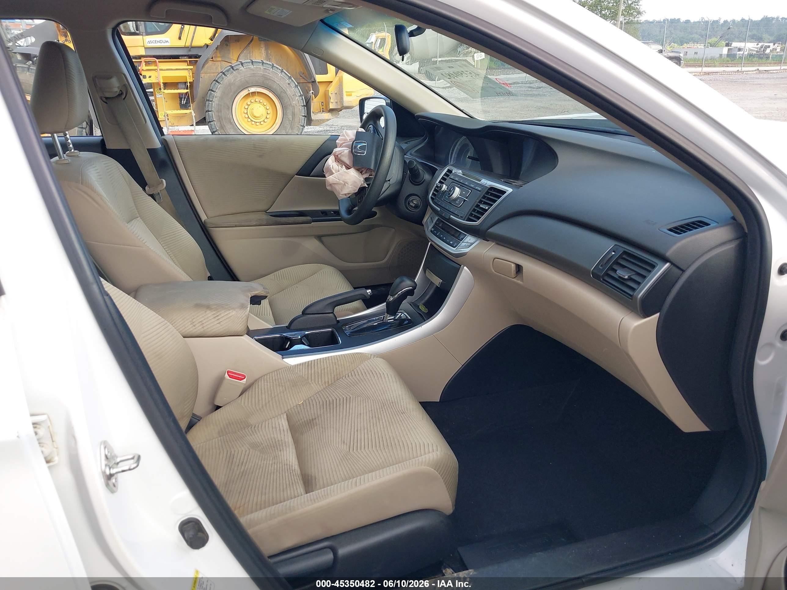2014 Honda Accord Lx Белый vin: 1HGCR2F31EA286945