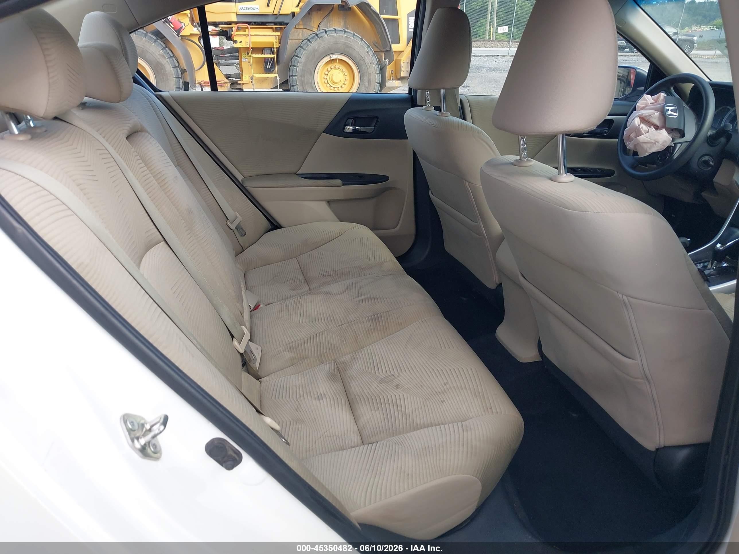 2014 Honda Accord Lx Белый vin: 1HGCR2F31EA286945