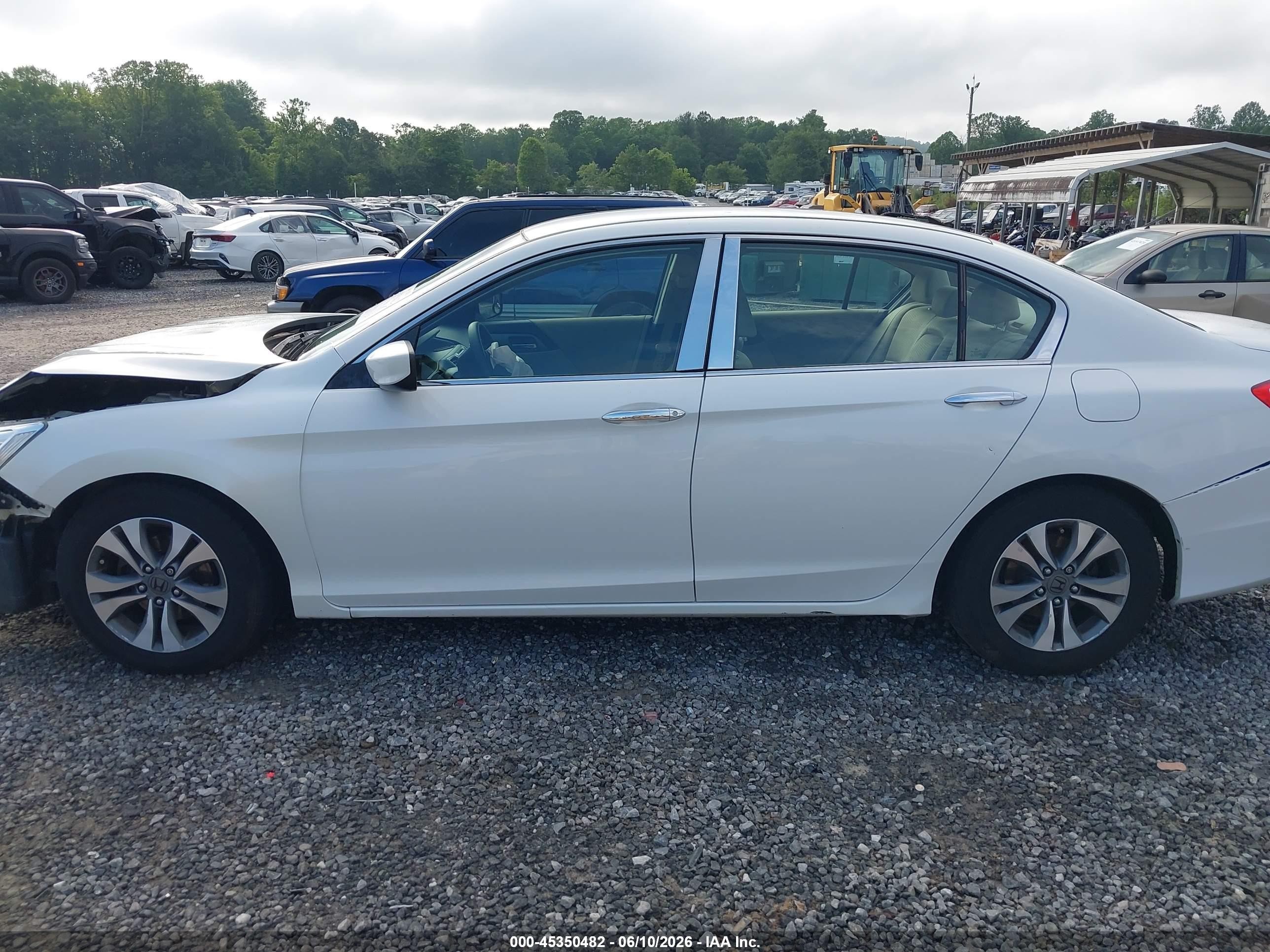 2014 Honda Accord Lx Белый vin: 1HGCR2F31EA286945