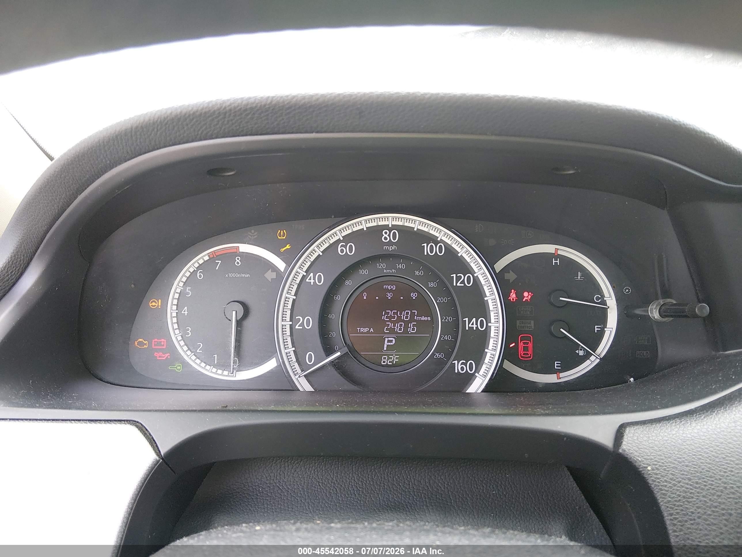 2015 Honda Accord Lx Белый vin: 1HGCR2F31FA026272