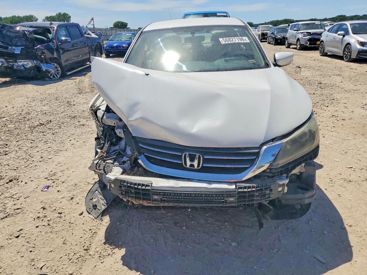 2015 Honda Accord Lx White vin: 1HGCR2F31FA036283