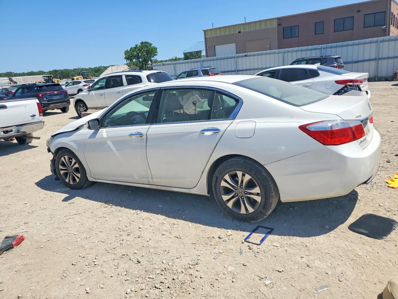 2015 Honda Accord Lx White vin: 1HGCR2F31FA036283