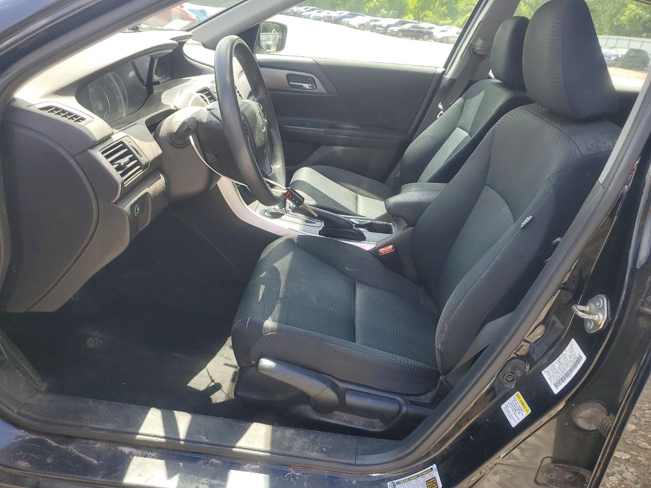 2015 Honda Accord Lx Черный vin: 1HGCR2F31FA041015
