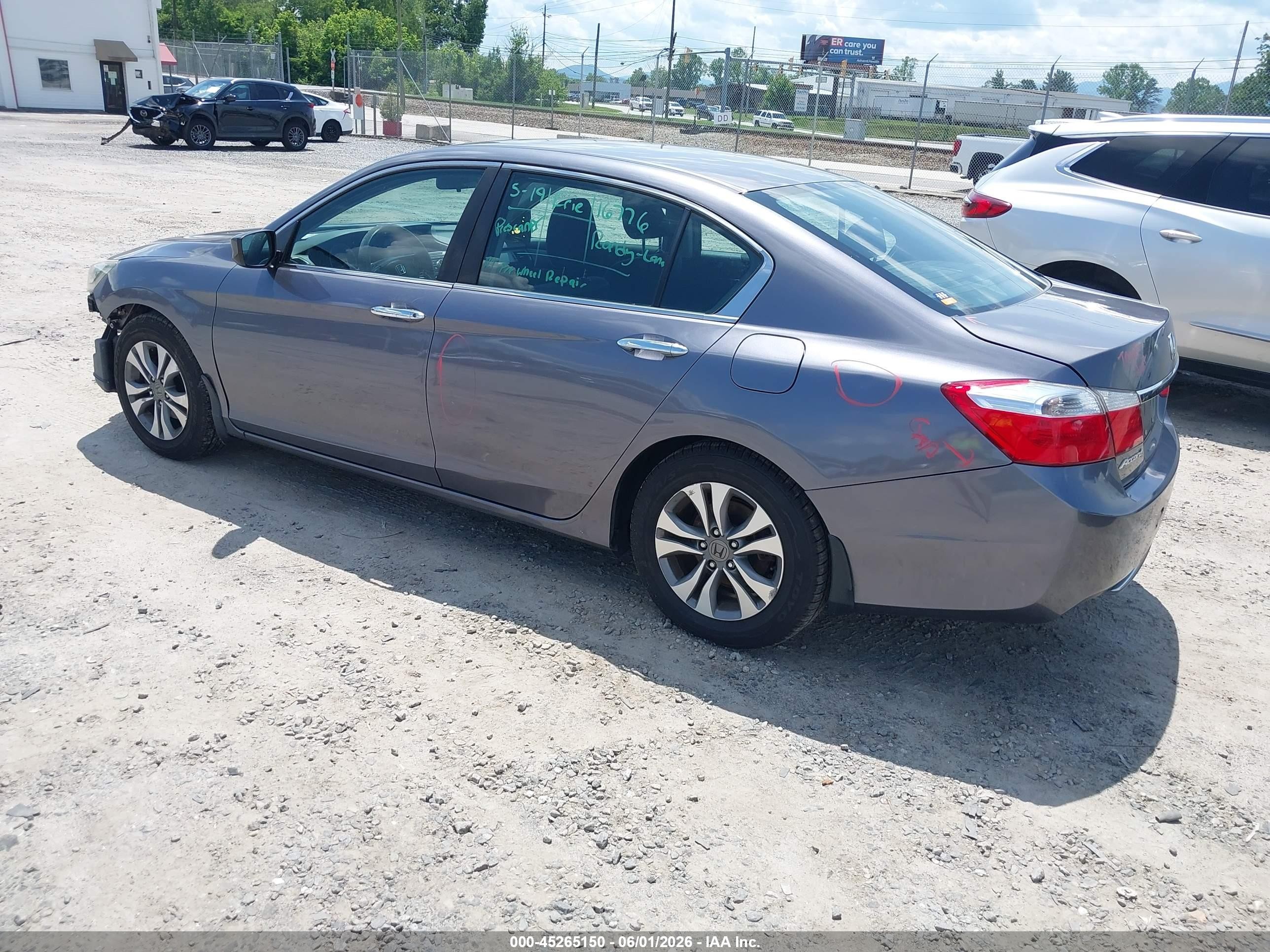 2015 Honda Accord Lx Синий vin: 1HGCR2F31FA079263