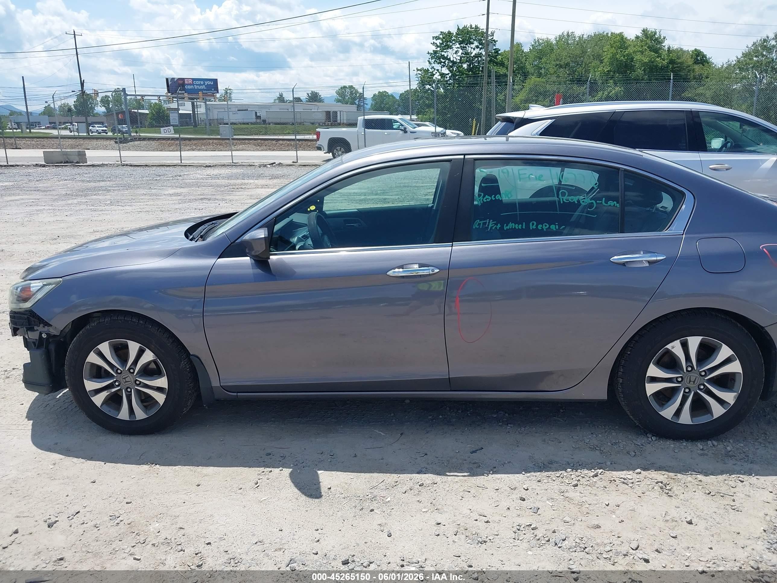 2015 Honda Accord Lx Синий vin: 1HGCR2F31FA079263