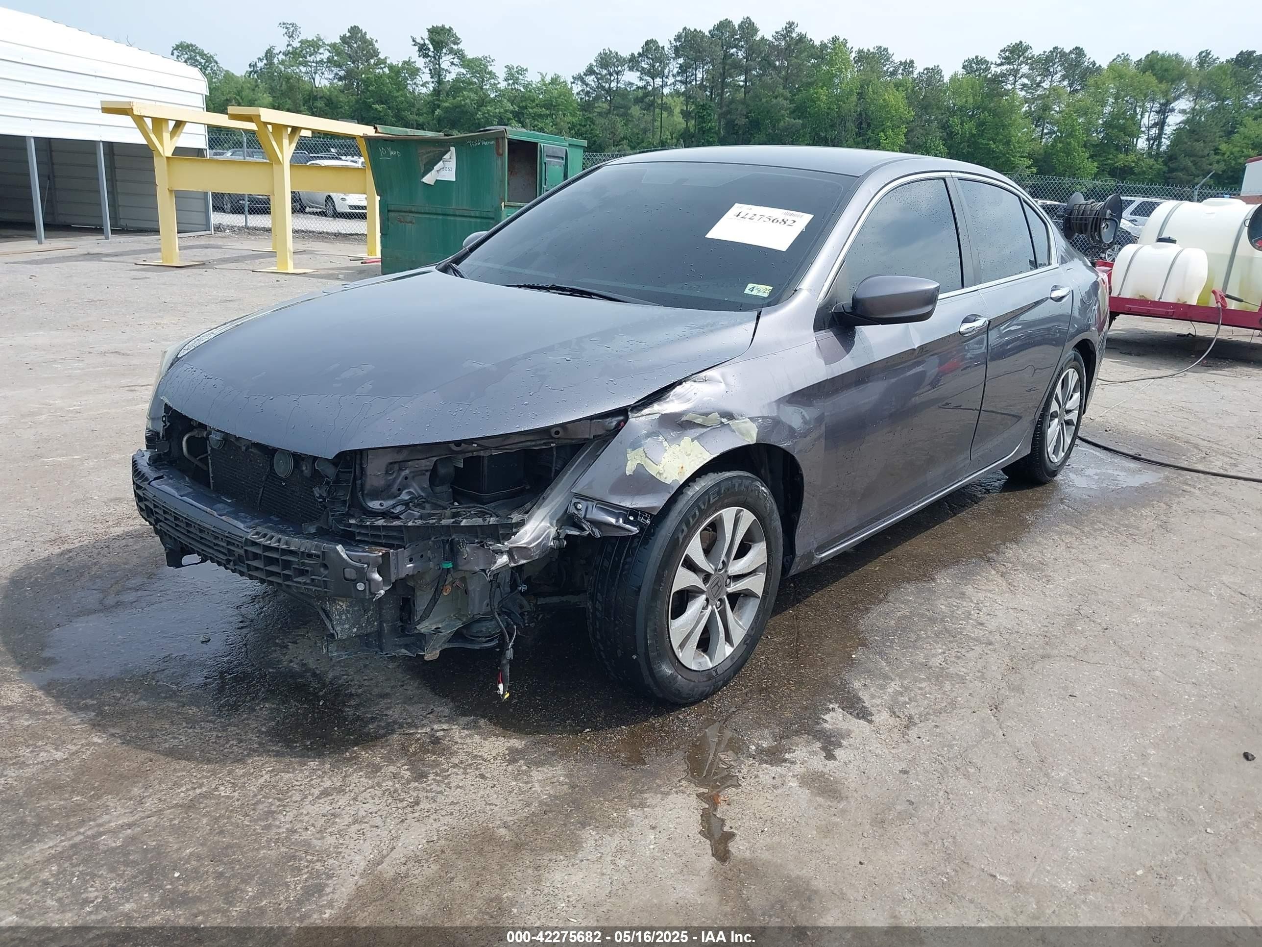 2015 Honda Accord Lx Серый vin: 1HGCR2F31FA125187