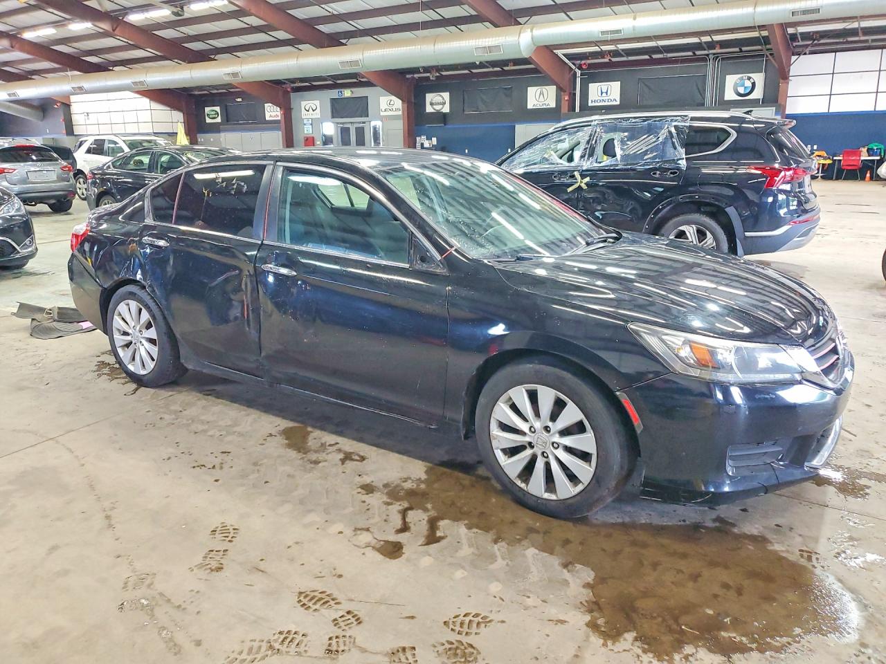 2015 Honda Accord Lx Black vin: 1HGCR2F31FA131328