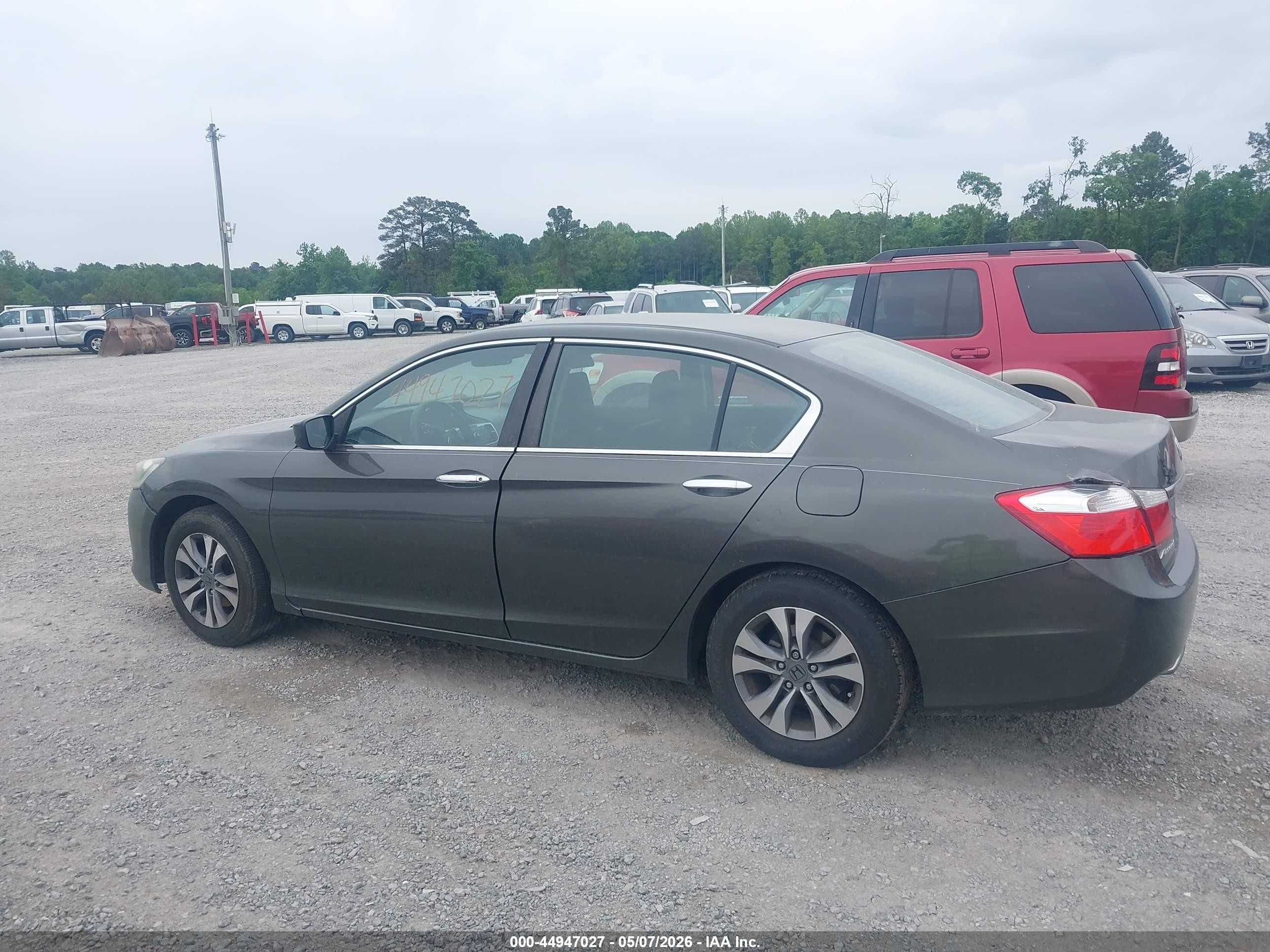 2015 Honda Accord Lx Gray vin: 1HGCR2F31FA134486