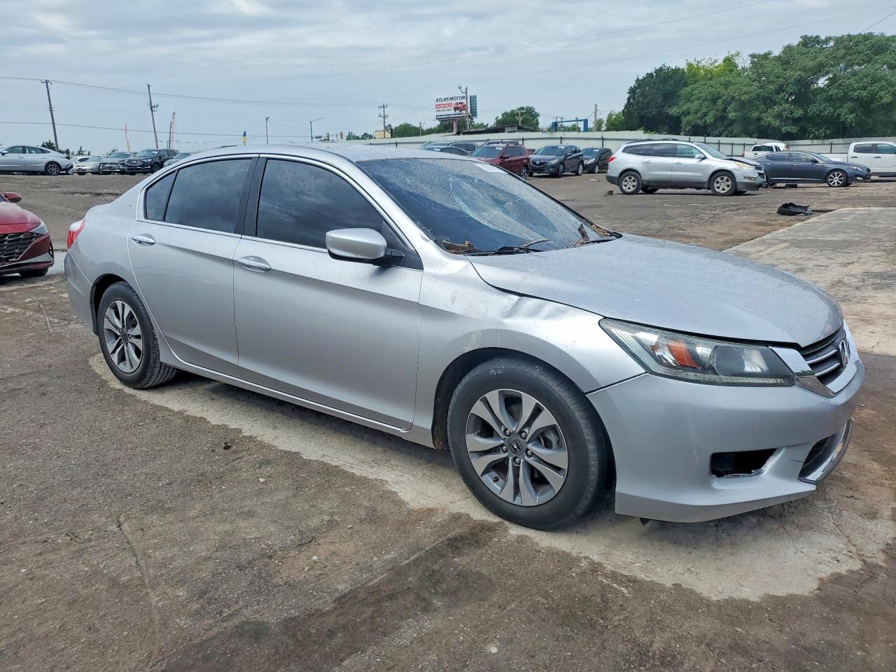 2015 Honda Accord Lx Серебряный vin: 1HGCR2F31FA137159