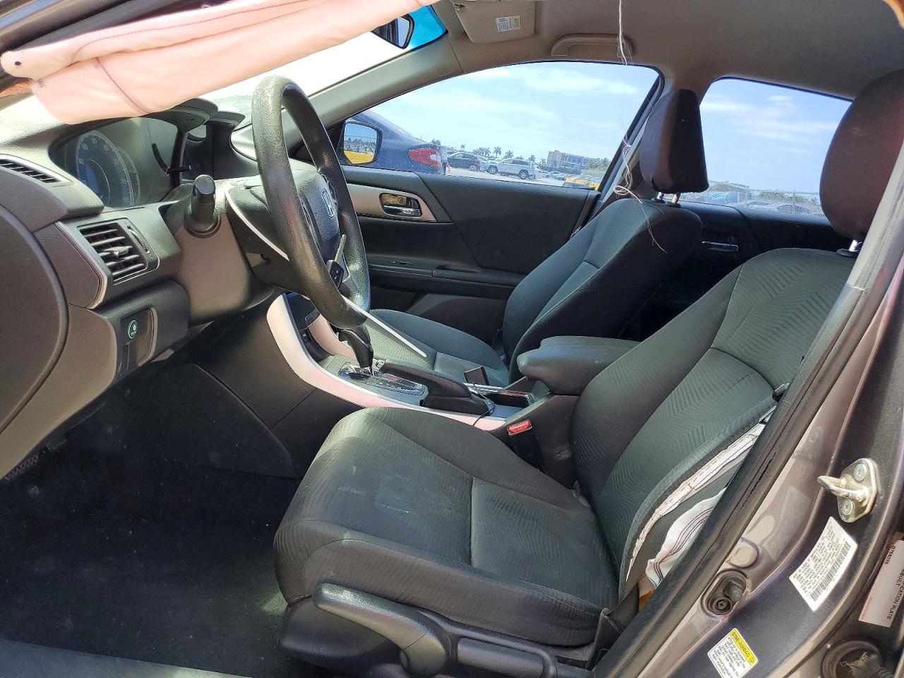 2015 Honda Accord Lx Gray vin: 1HGCR2F31FA139767