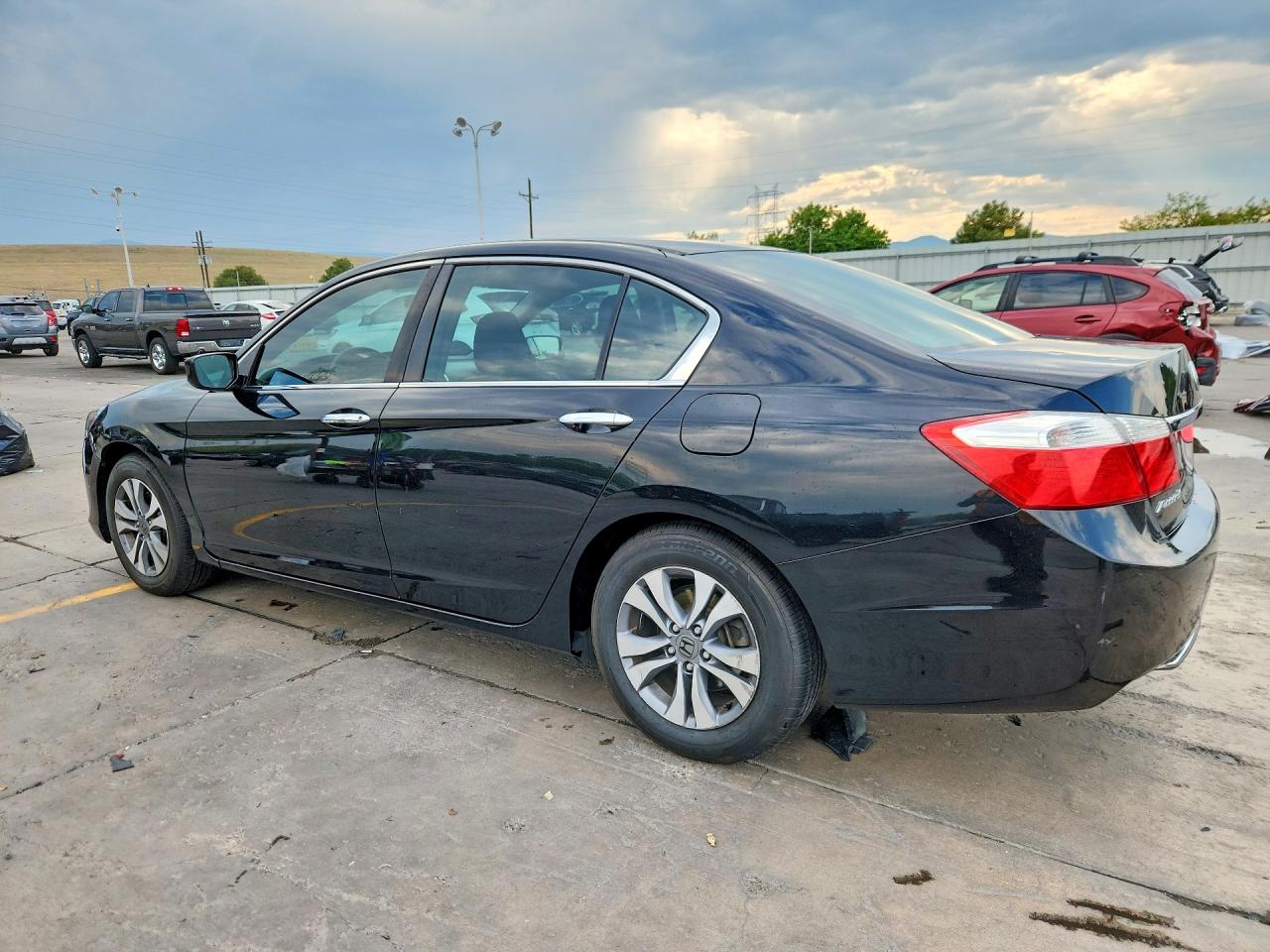 2015 Honda Accord Lx Black vin: 1HGCR2F31FA180593