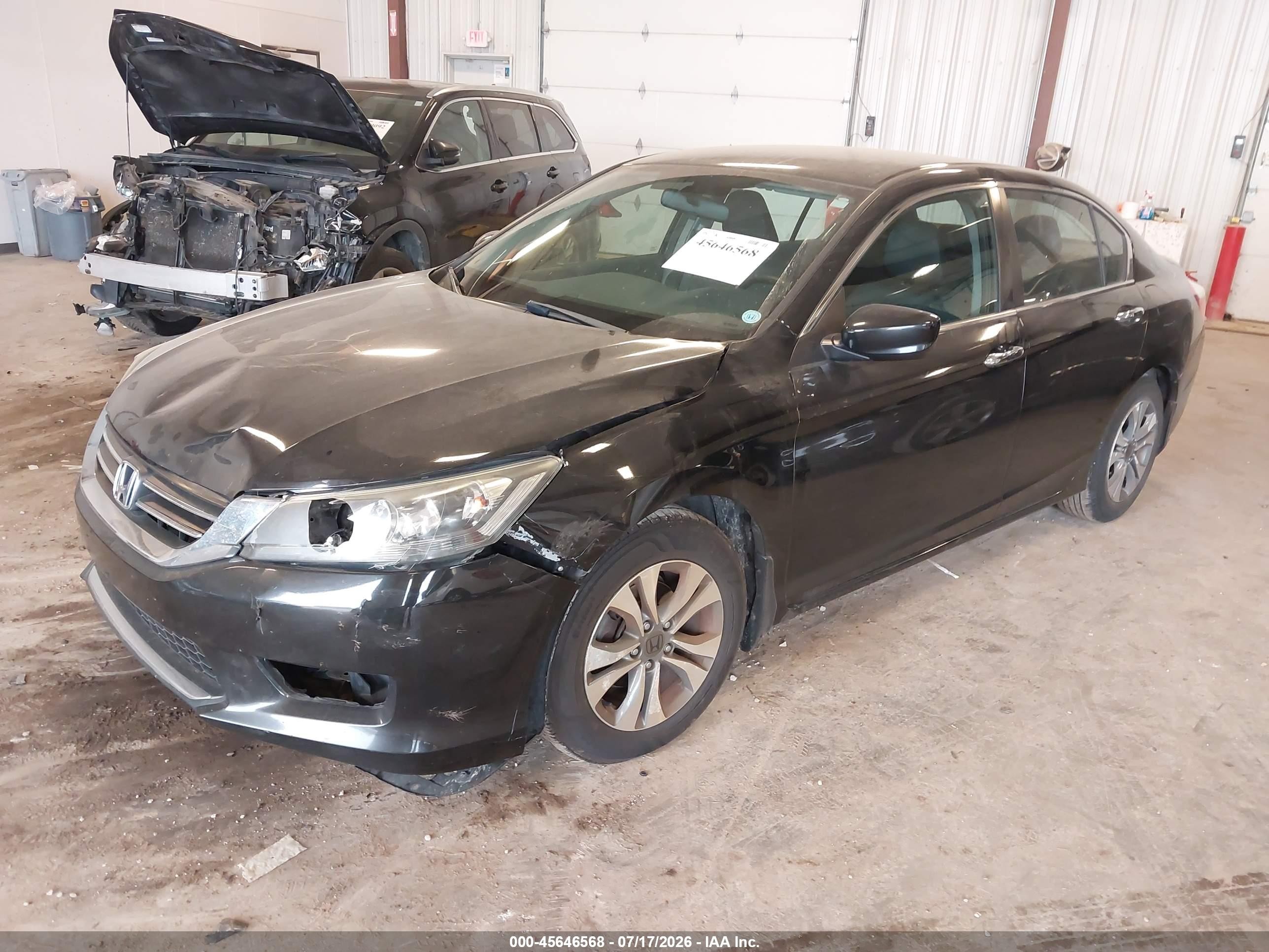 2015 Honda Accord Lx Black vin: 1HGCR2F31FA181307